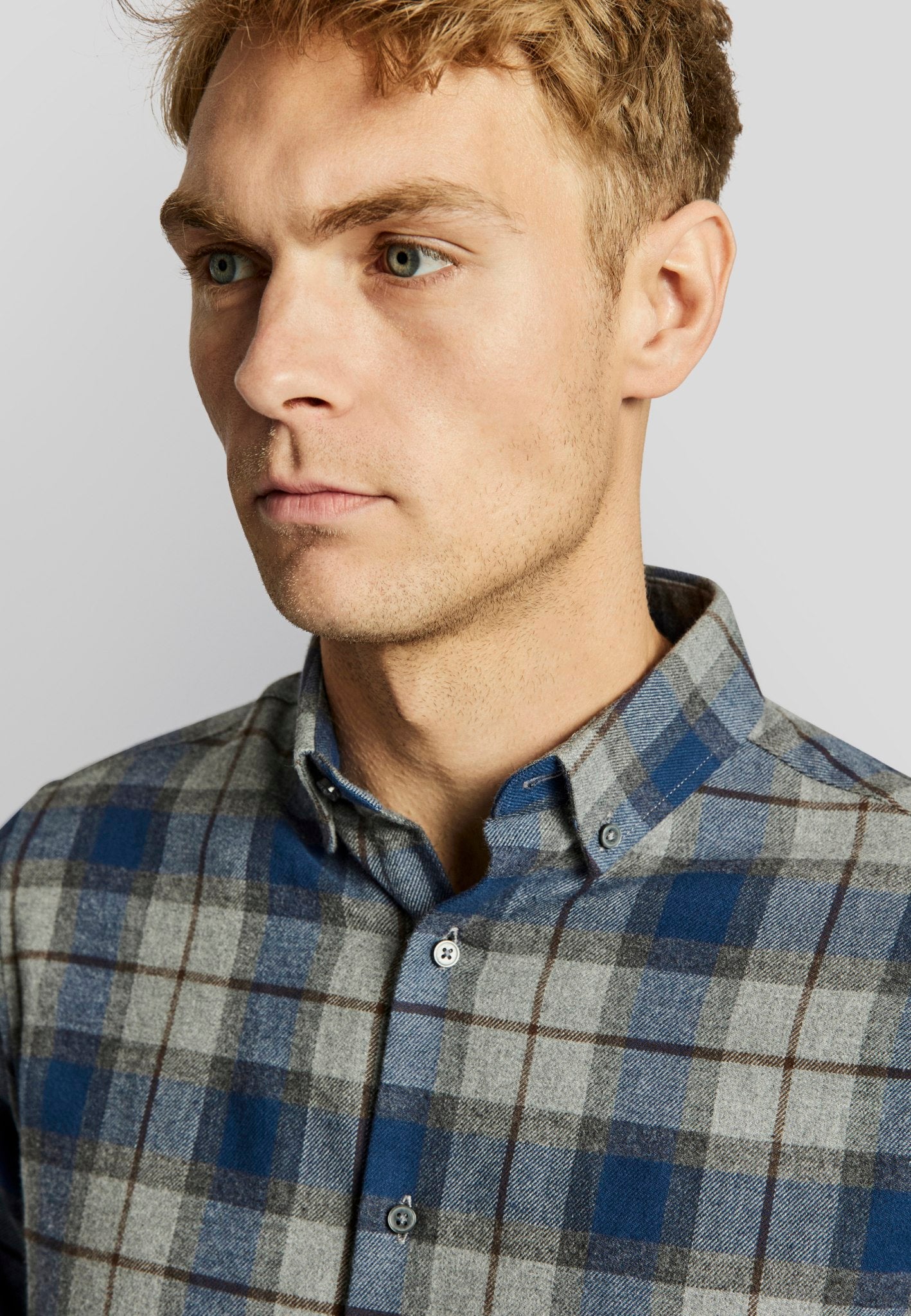 BS Bodoe casual modern fit Skjorta - Blå