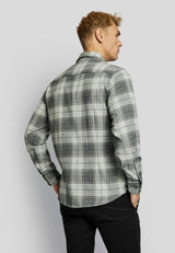 BS Atla casual modern fit Skjorta - Light Grey