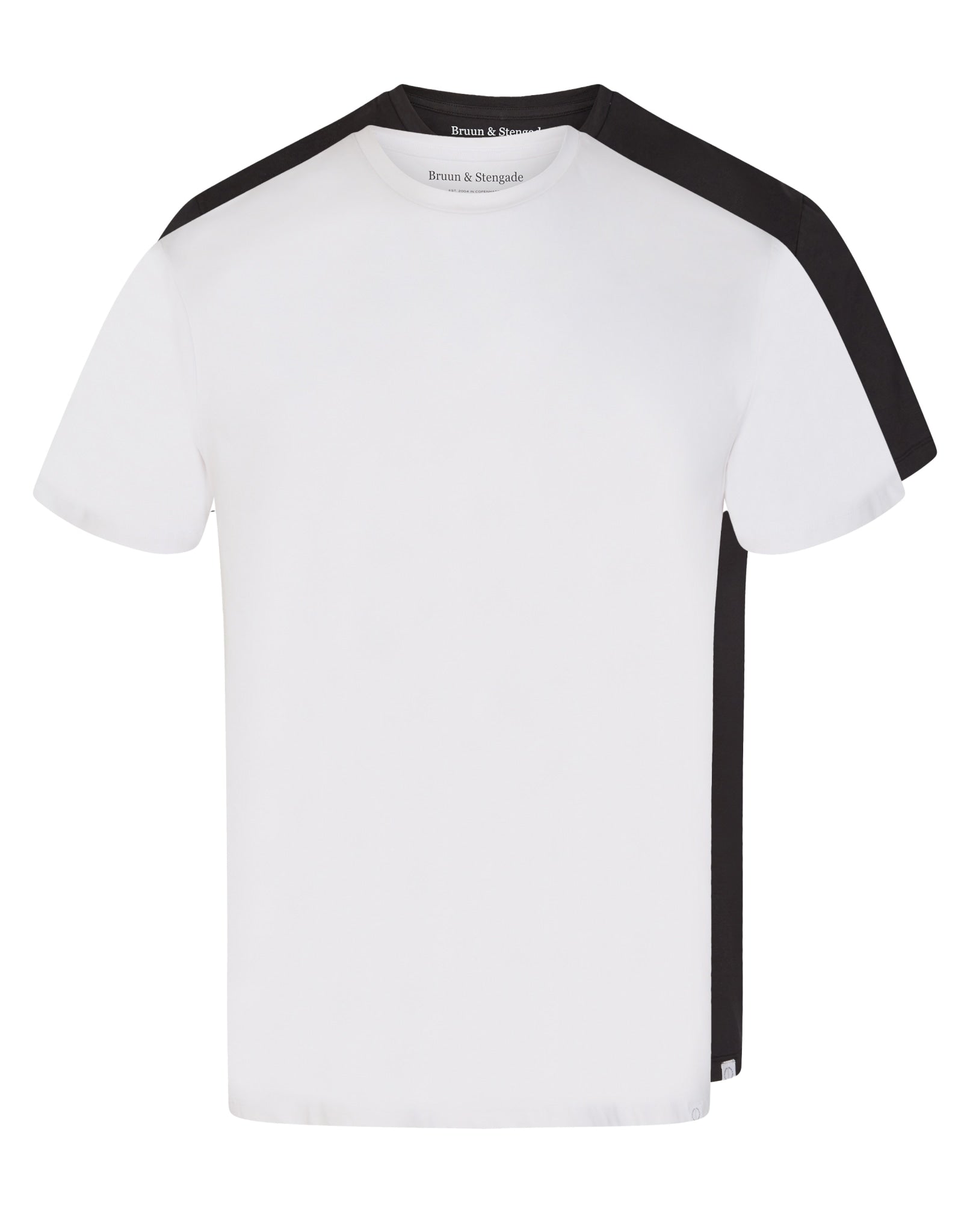 BS Antiqua Regular Fit T-shirt – 2-pack – Vit & Svart