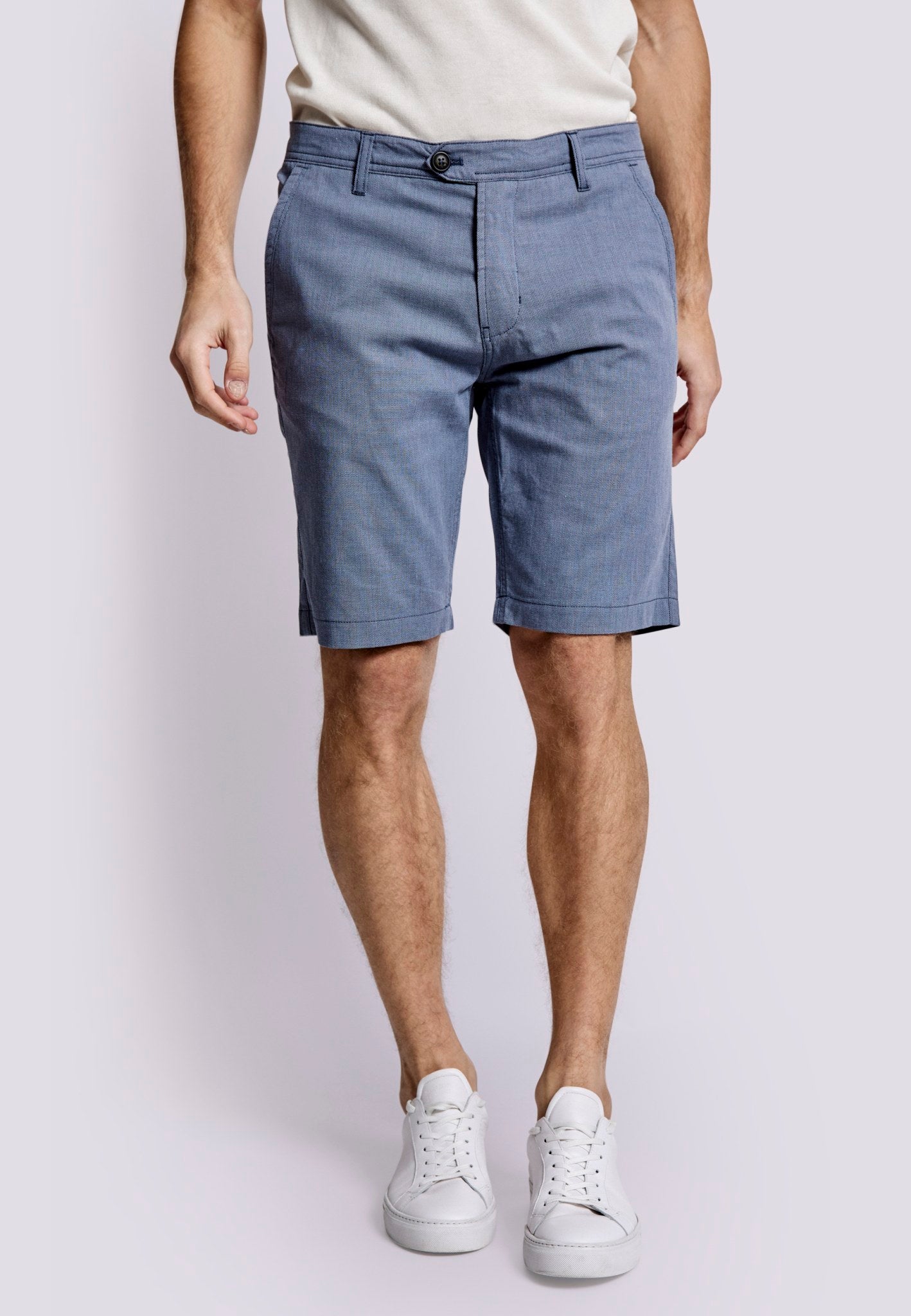 BS Manuel Slim Fit Shorts - Blå