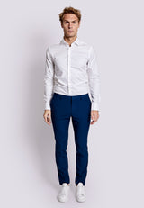 BS Arezzo Slim Fit Suit Byxor - Dark Blue