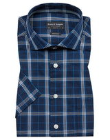 BS Haseeb Modern Fit Skjorta - Dark Blue