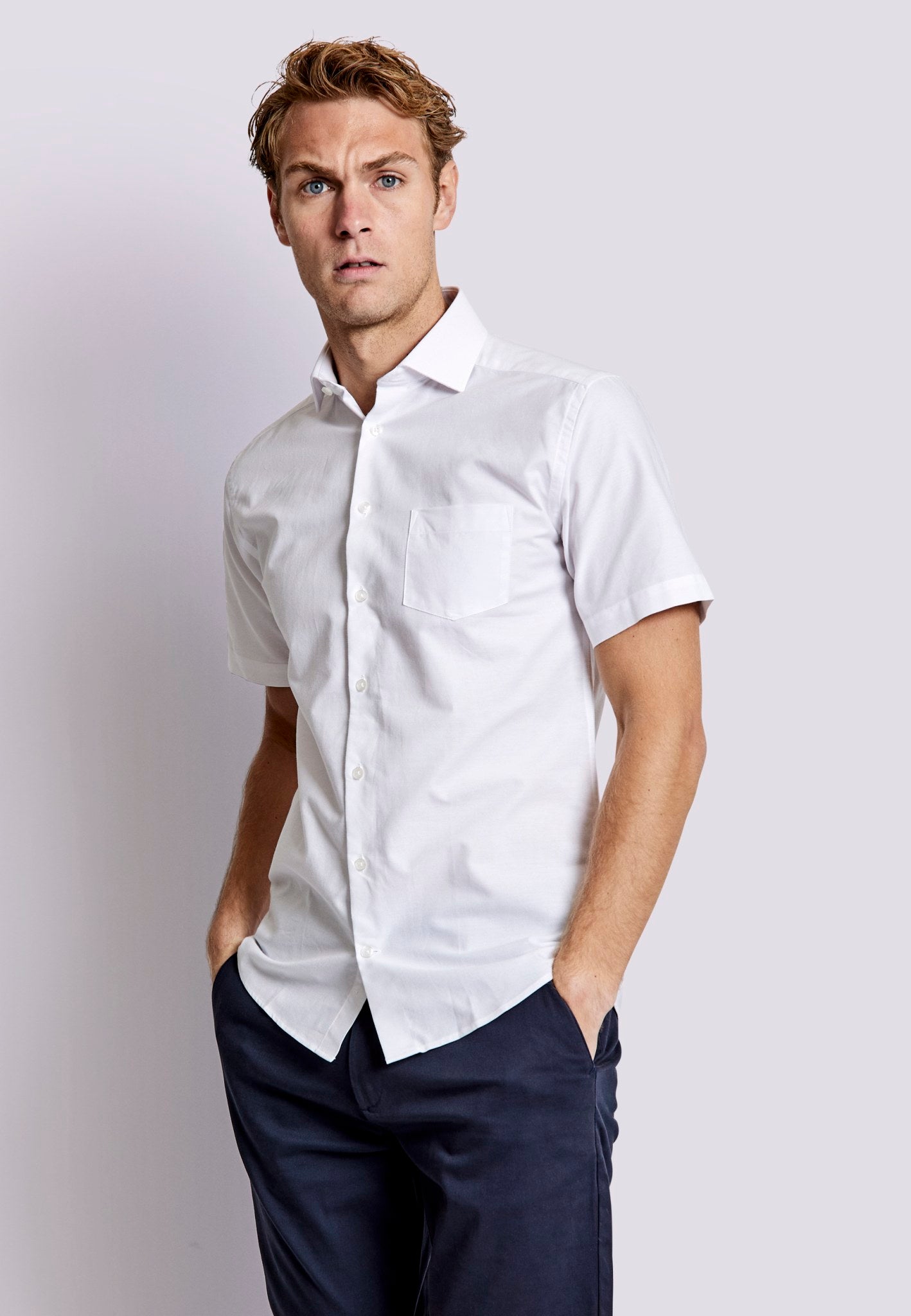 BS Julius Modern Fit Skjorta - White