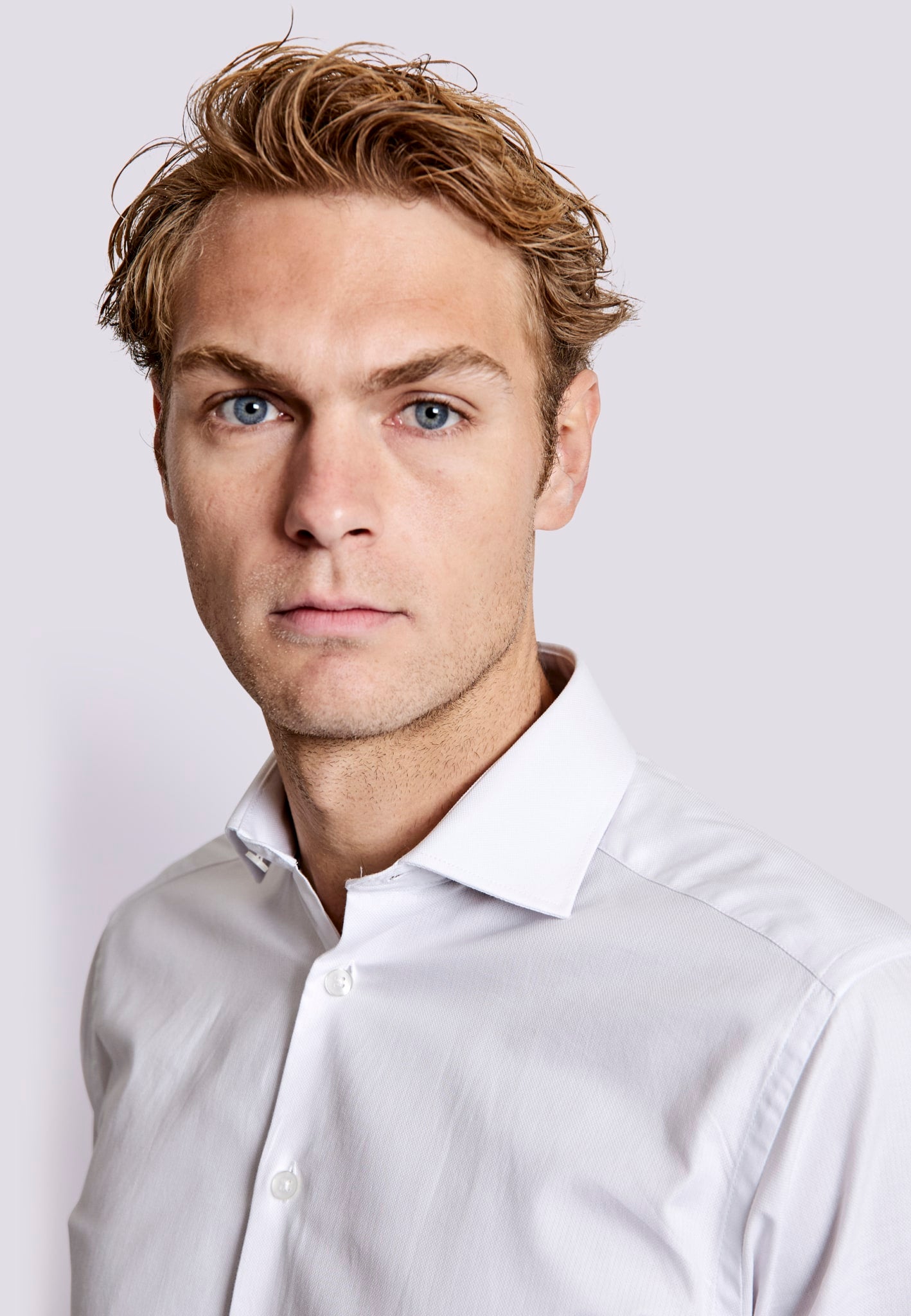 BS Jacobs Slim Fit Skjorta - White