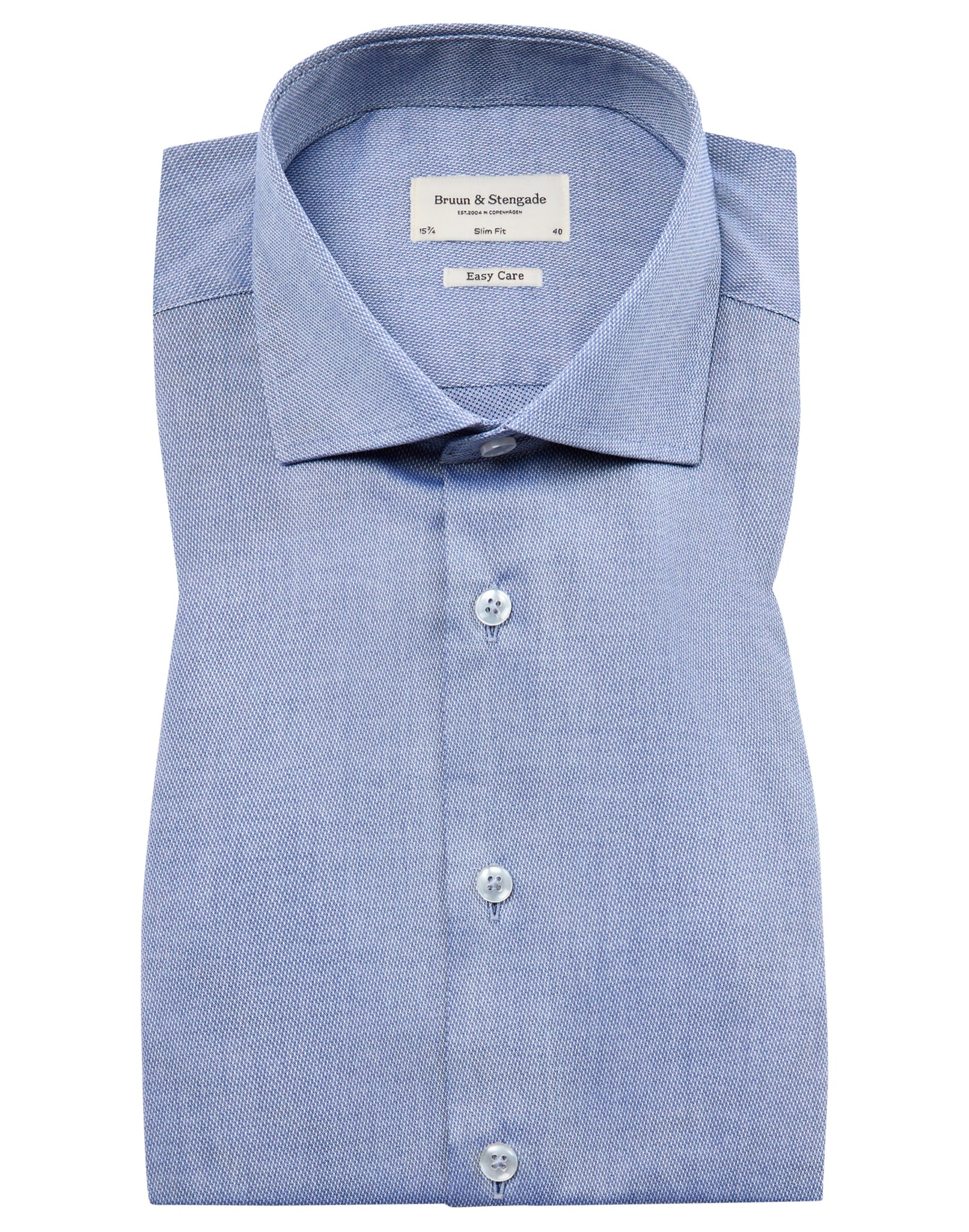 BS Domingo Slim Fit Skjorta - Blue