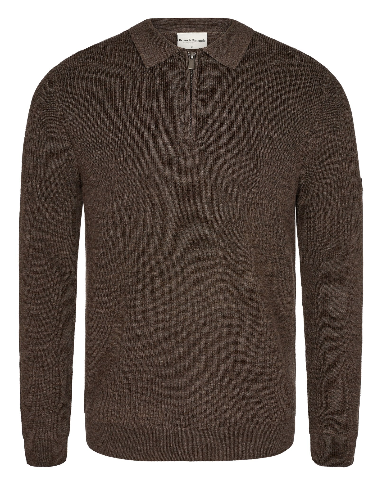 BS Balder Regular Fit Stickad tröja - Brown