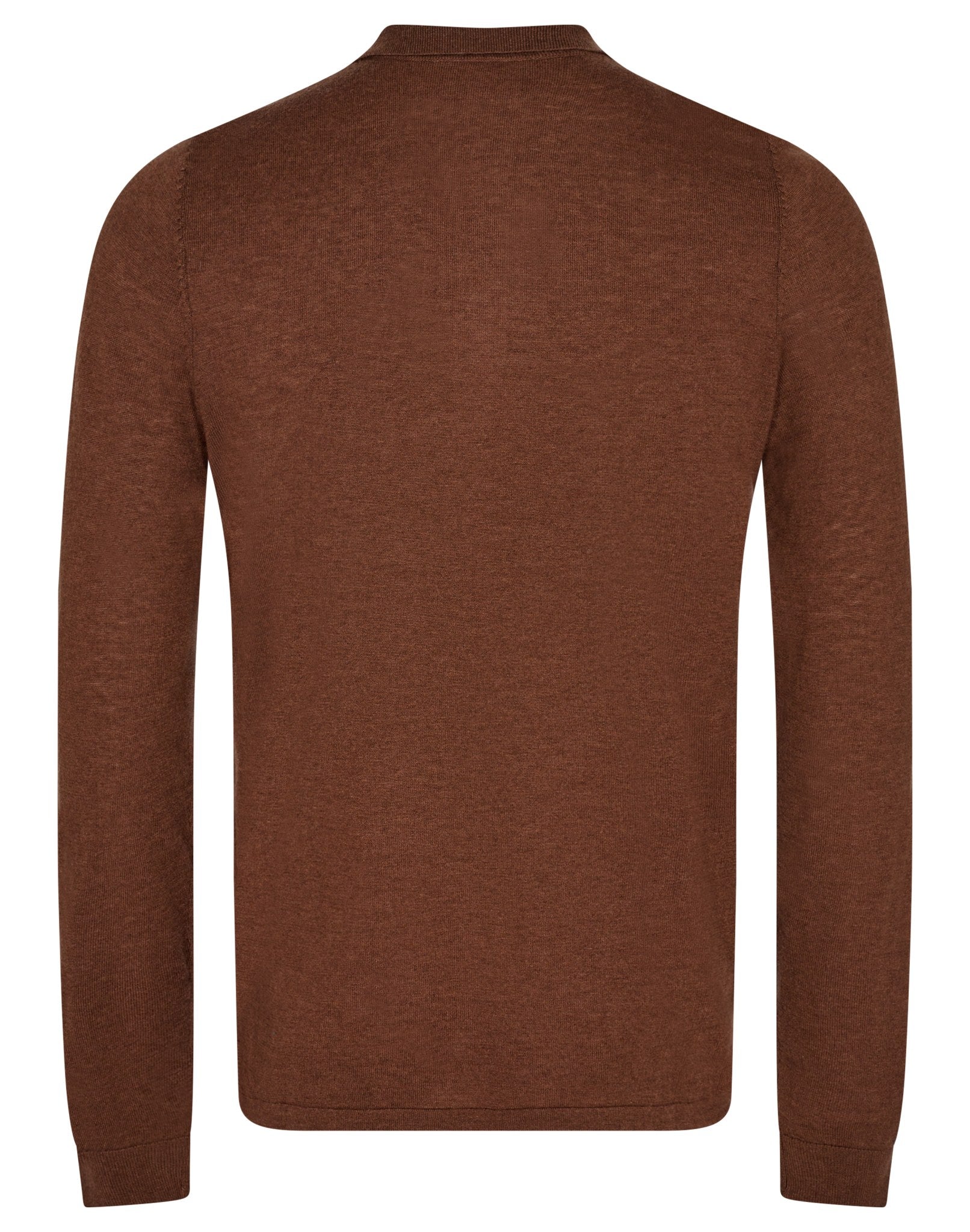 BS Felix Regular Fit Stickad tröja - Tobacco