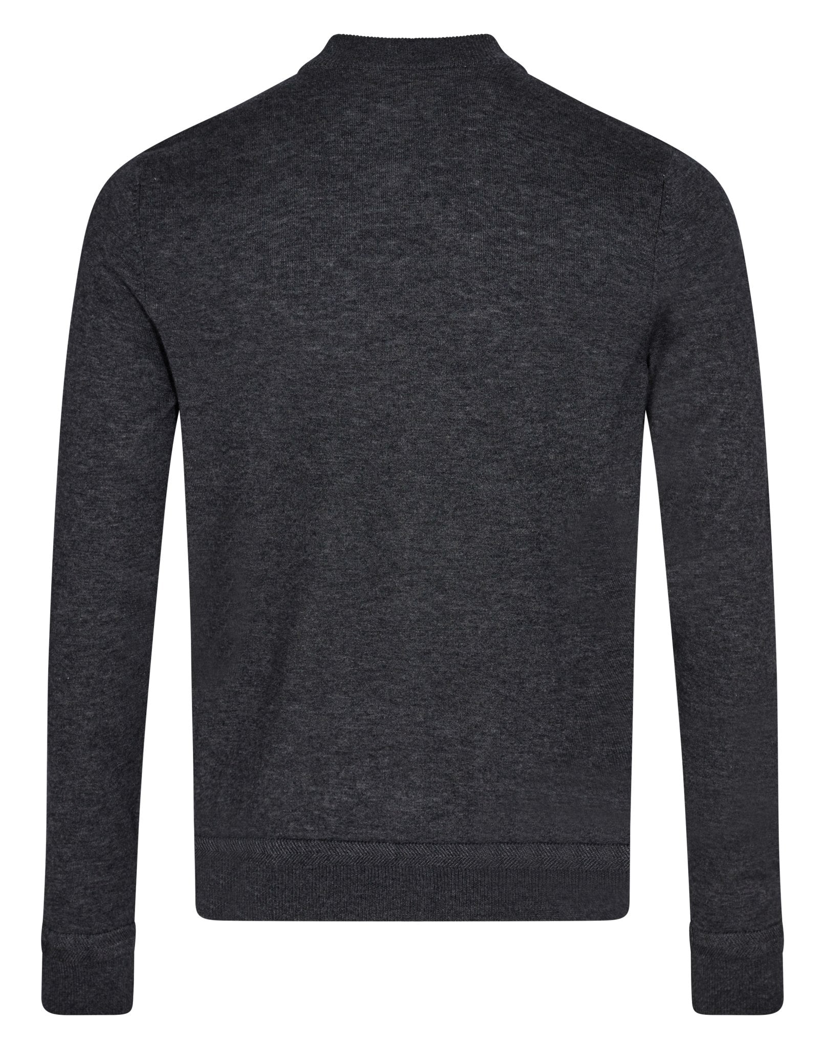 BS Elias Regular Fit Stickad tröja - Grey