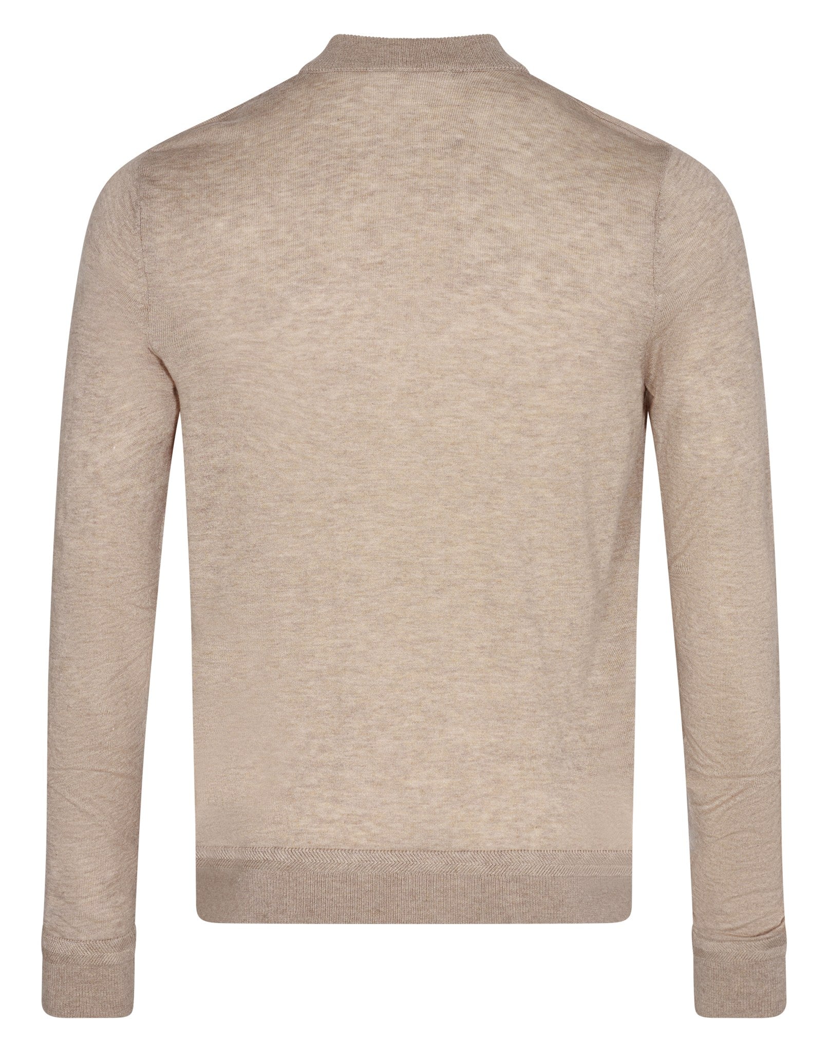 BS Elias Regular Fit Stickad tröja - Sand