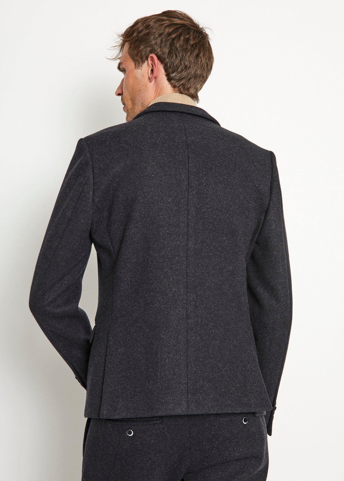 BS Mendocino Slim Fit Kavaj - Mörkgrå