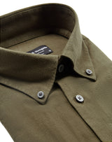 BS Cotton Casual Modern Fit Skjorta - Green