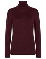 BS Margurite Regular Fit Stickat - Bordeaux