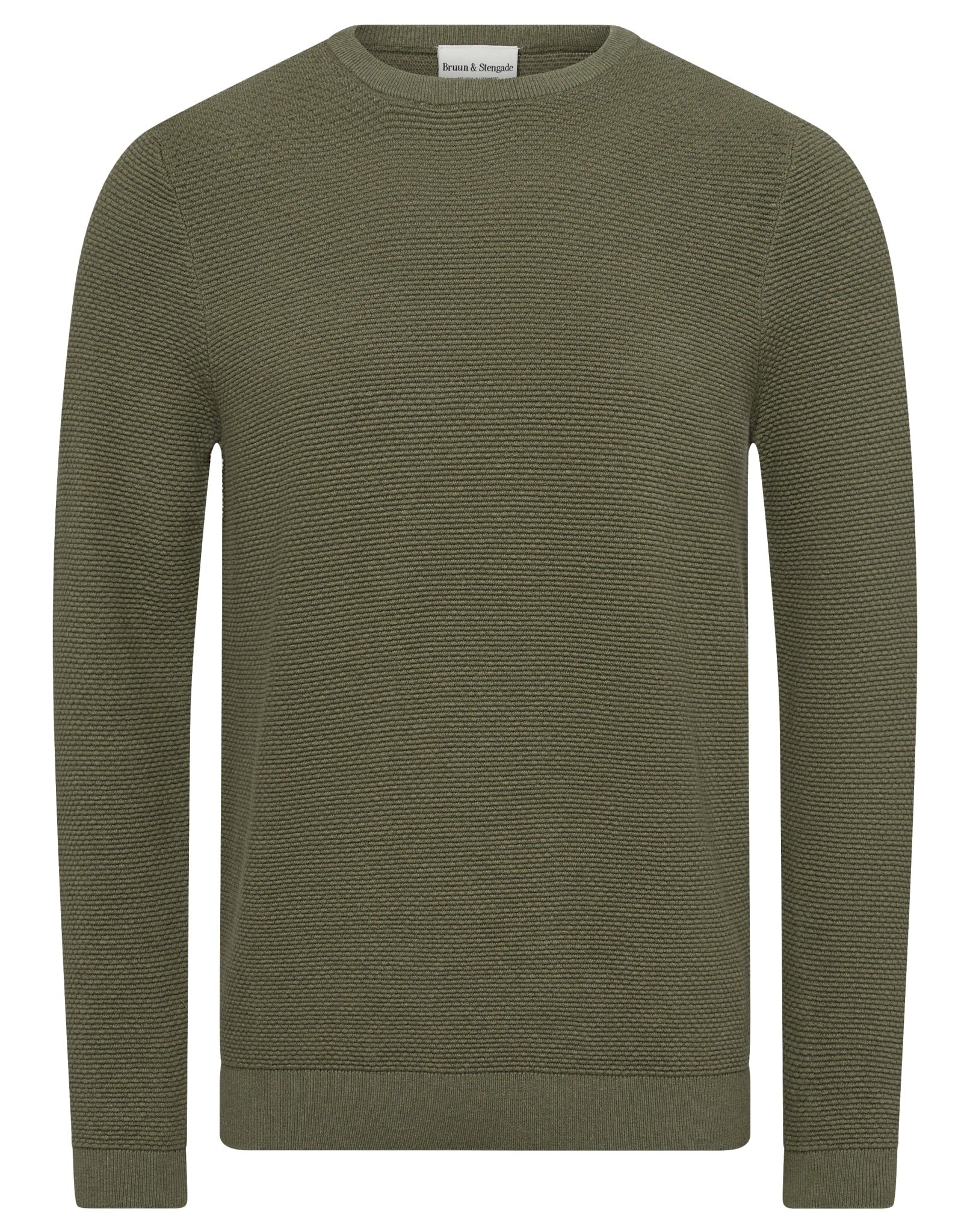 BS Moritz Regular Fit Stickat - Army