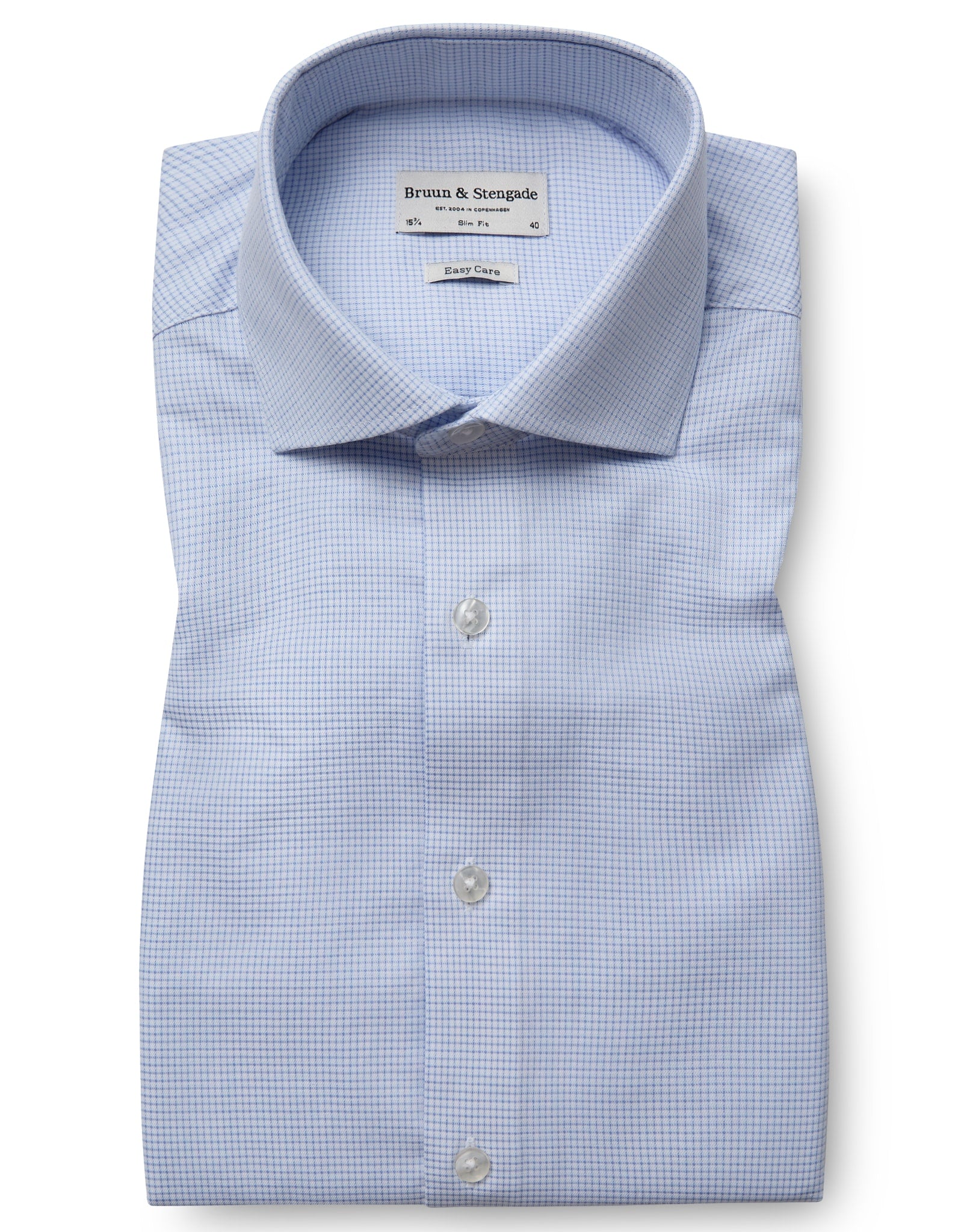 BS Troy Slim Fit Skjorta - White
