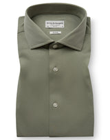 BS Rice Slim Fit Skjorta - Green