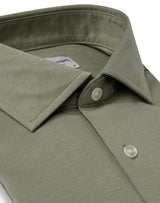 BS Rice Slim Fit Skjorta - Green