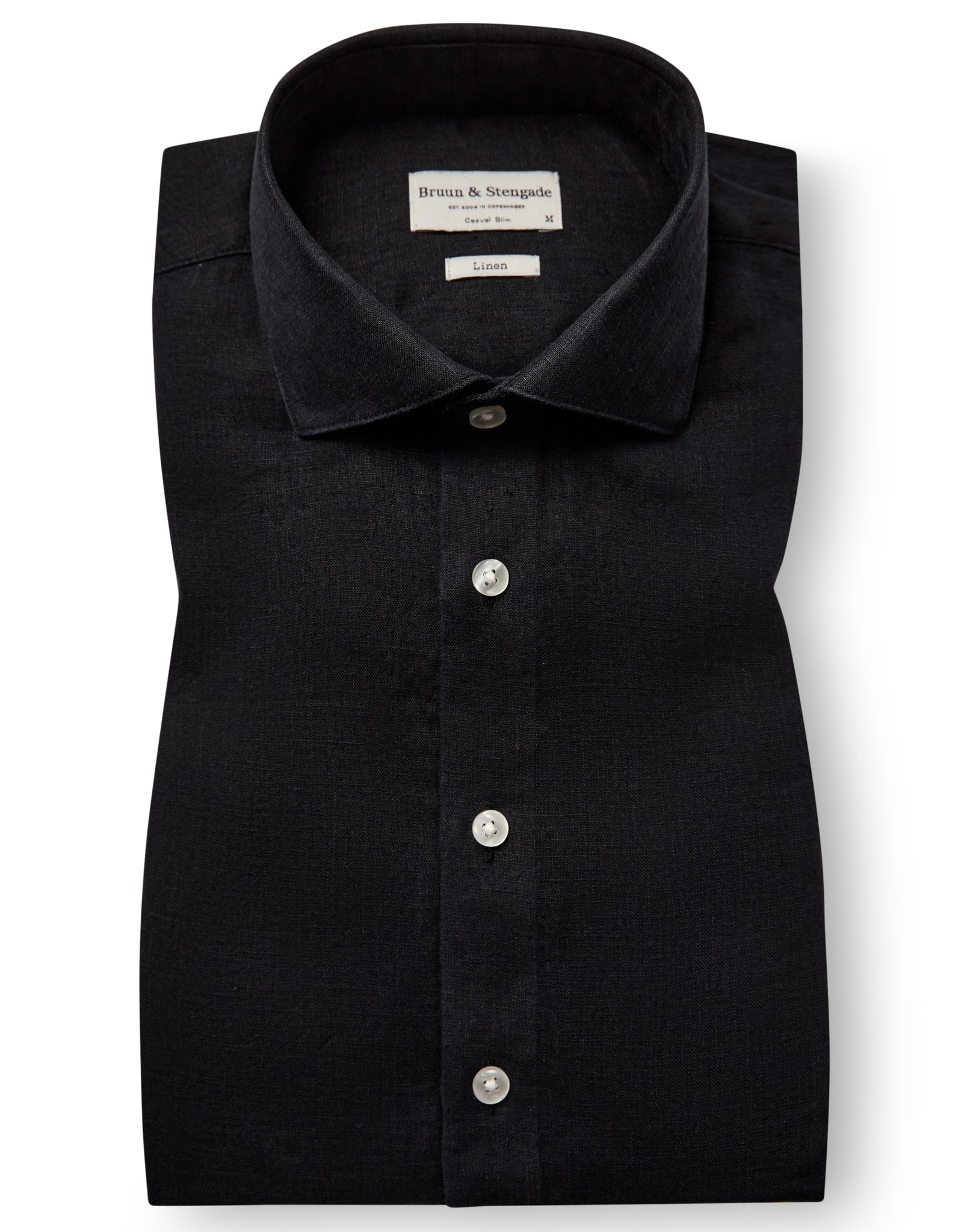 BS Perth Casual Slim Fit Skjorta - Black