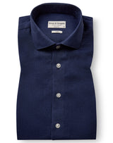 BS Perth Casual Slim Fit Skjorta - Dark Blue