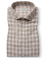 BS Darwin Casual Slim Fit Shirt - Sand