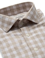 BS Darwin Casual Slim Fit Shirt - Sand