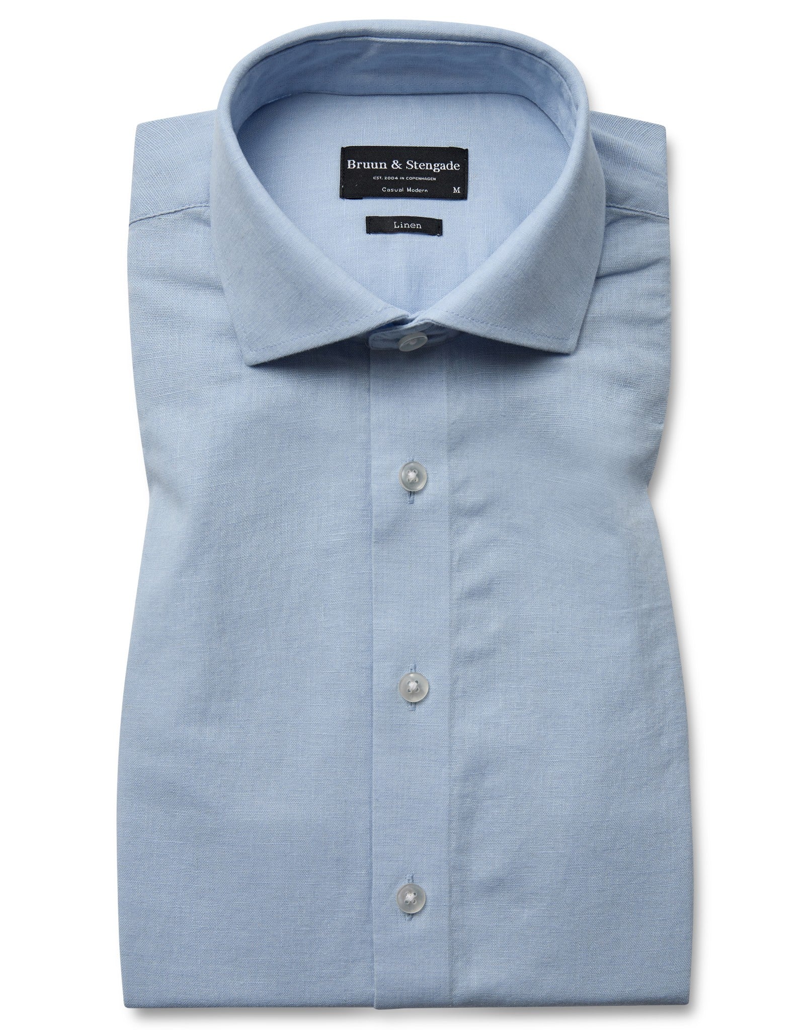BS Butkus Casual Modern Fit Skjorta - Ljusblå