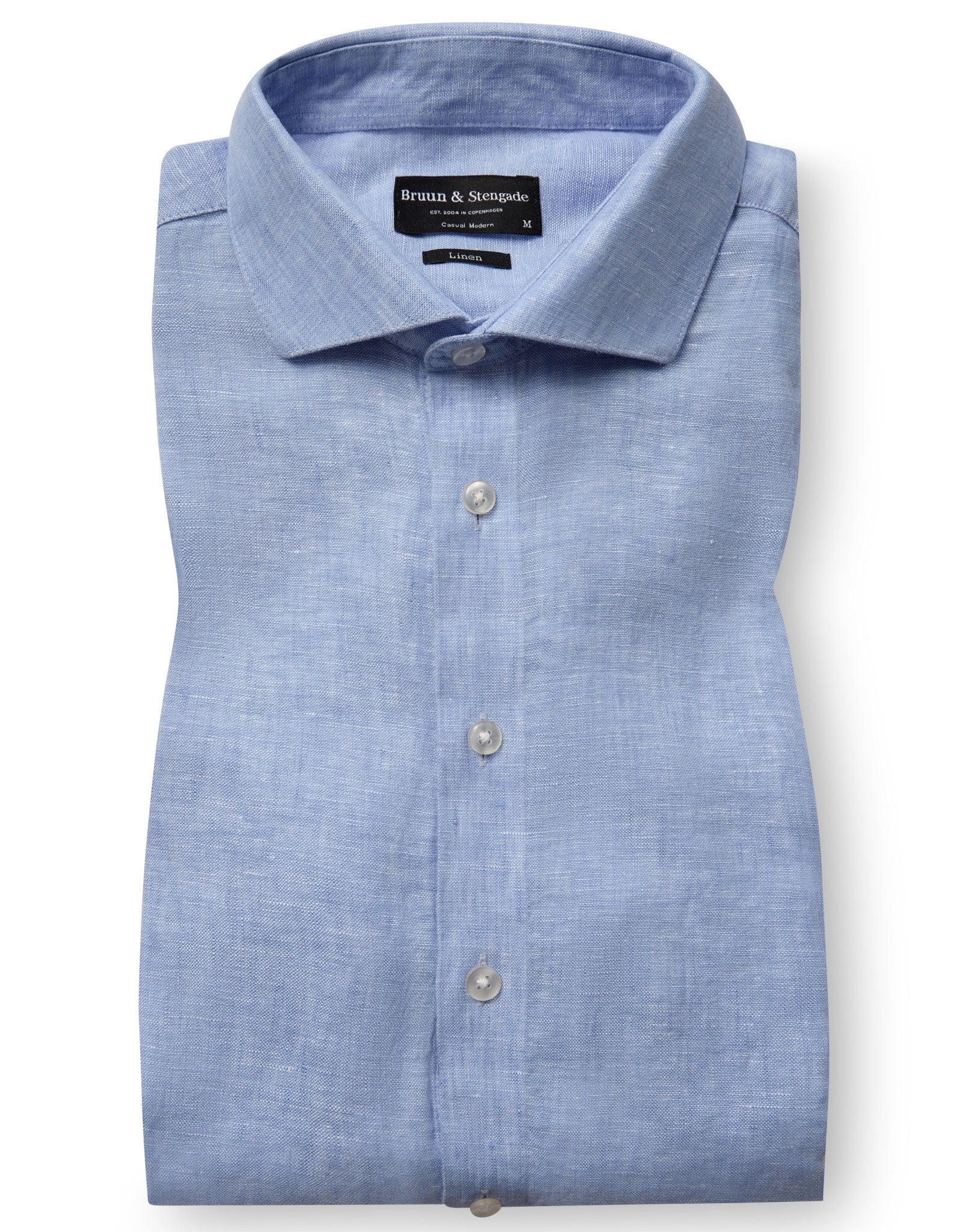 BS Brisbane Casual Modern Fit Skjorta - Ljusblå