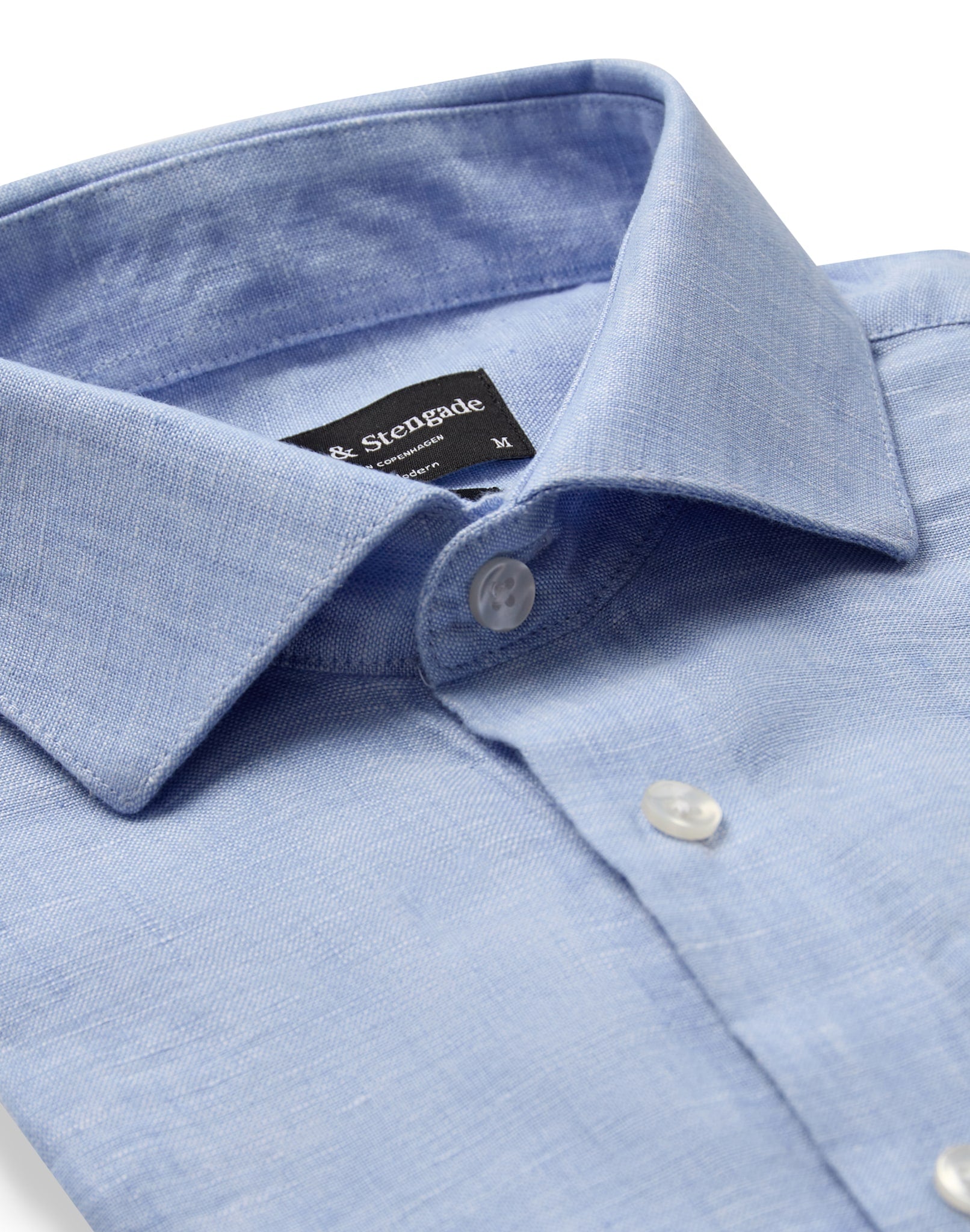 BS Brisbane Casual Modern Fit Skjorta - Ljusblå