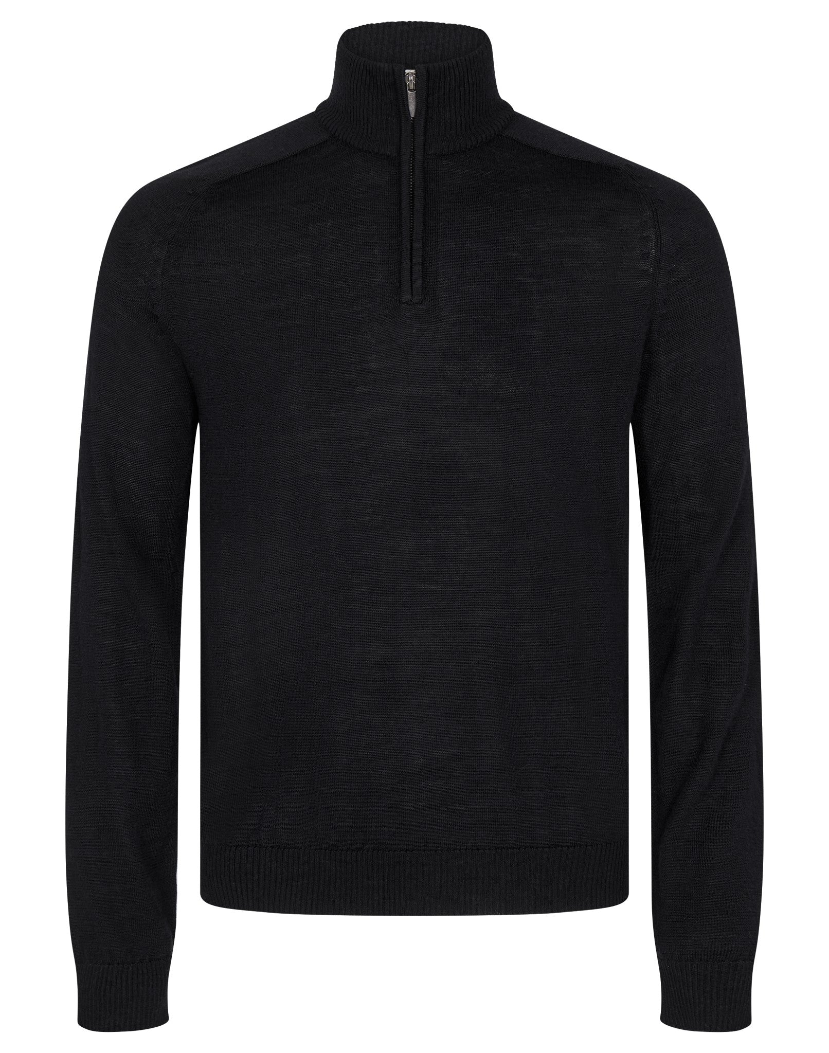 BS Pelle Regular Fit Stickat - Black