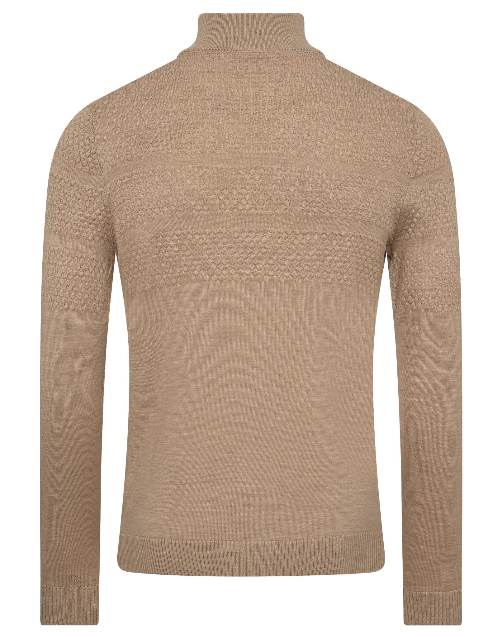 BS Eaton Regular Fit Stickat - Sand