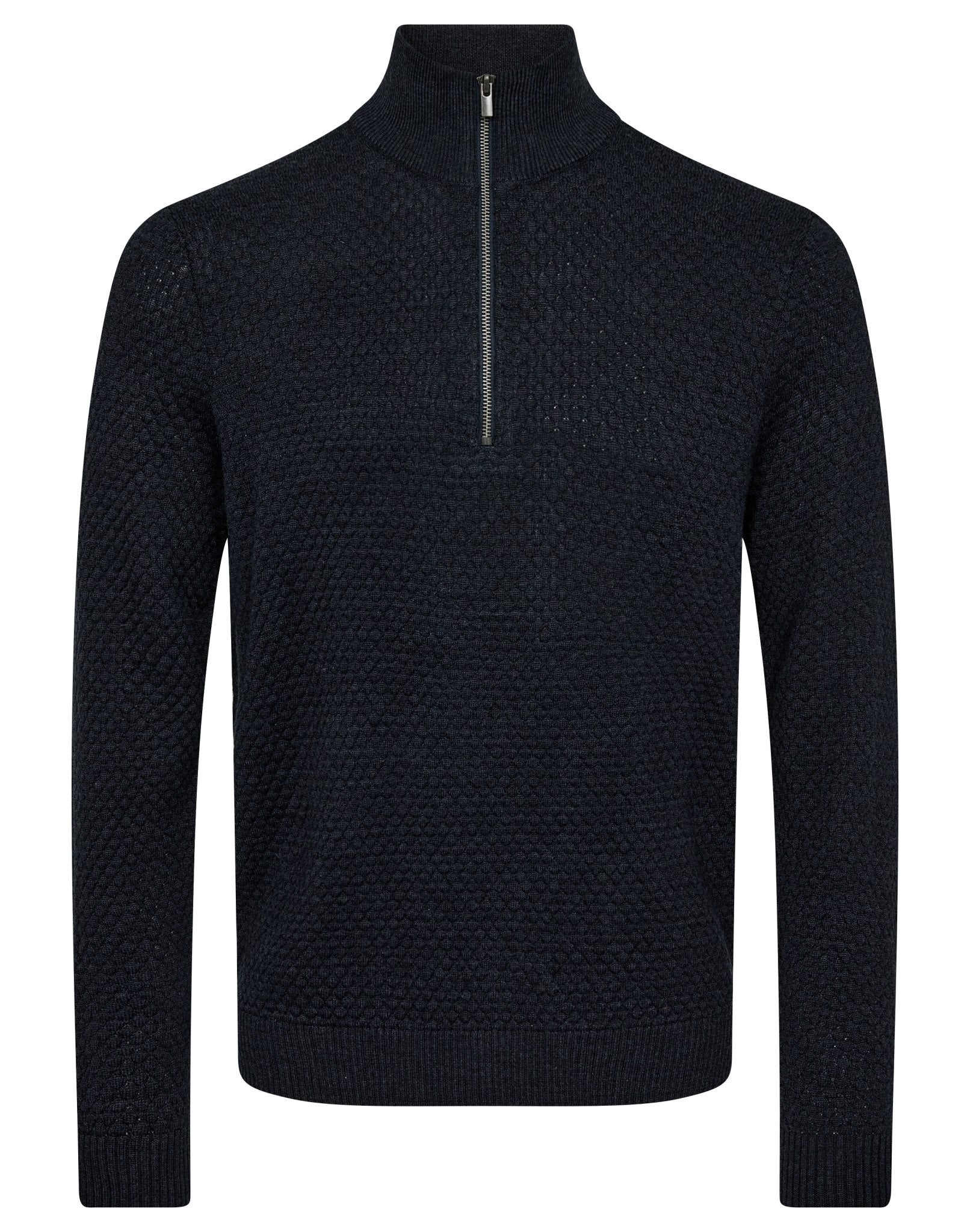 BS Innes Regular Fit Stickat - Thunder