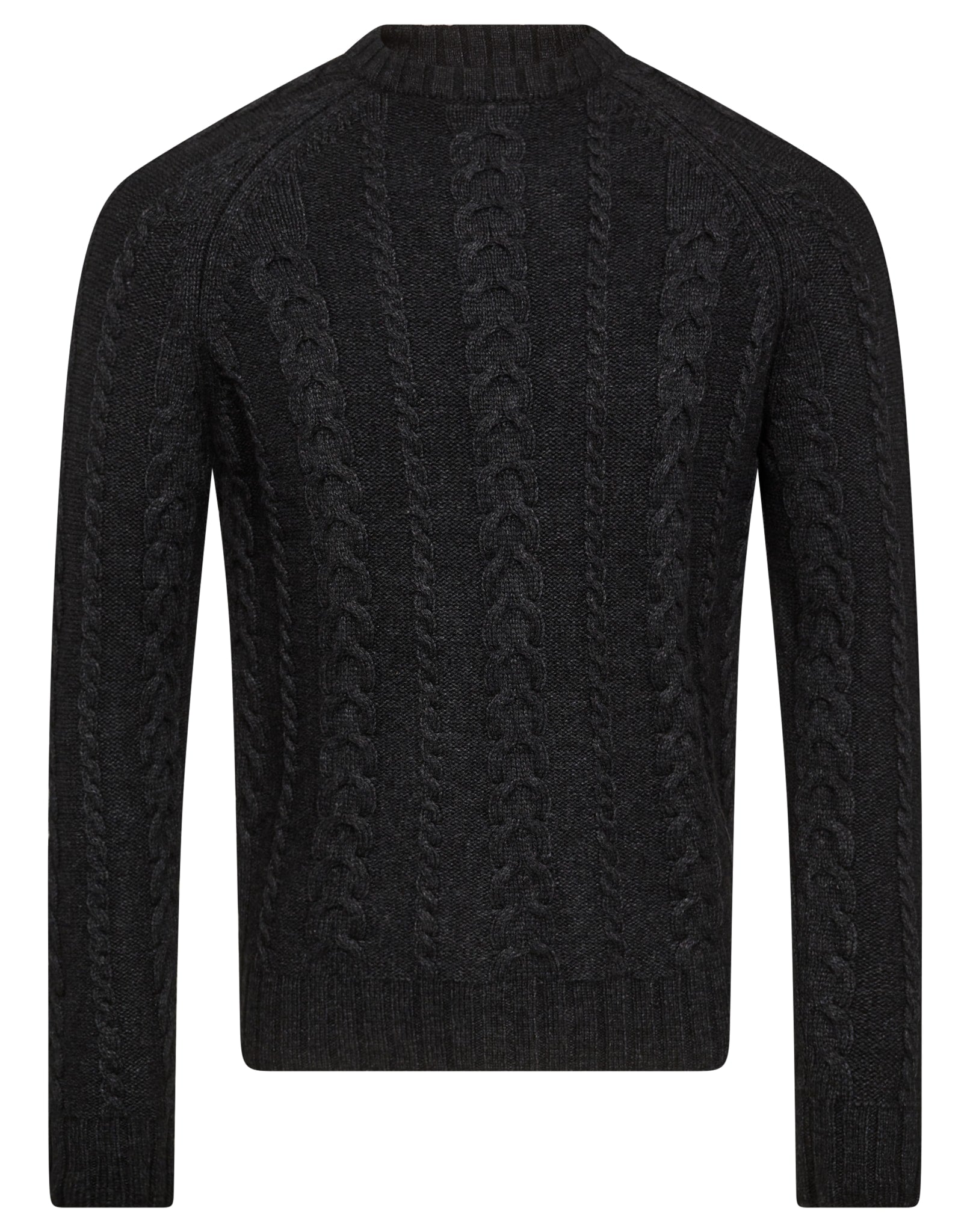 BS Nako Regular Fit Stickad tröja - Charcoal