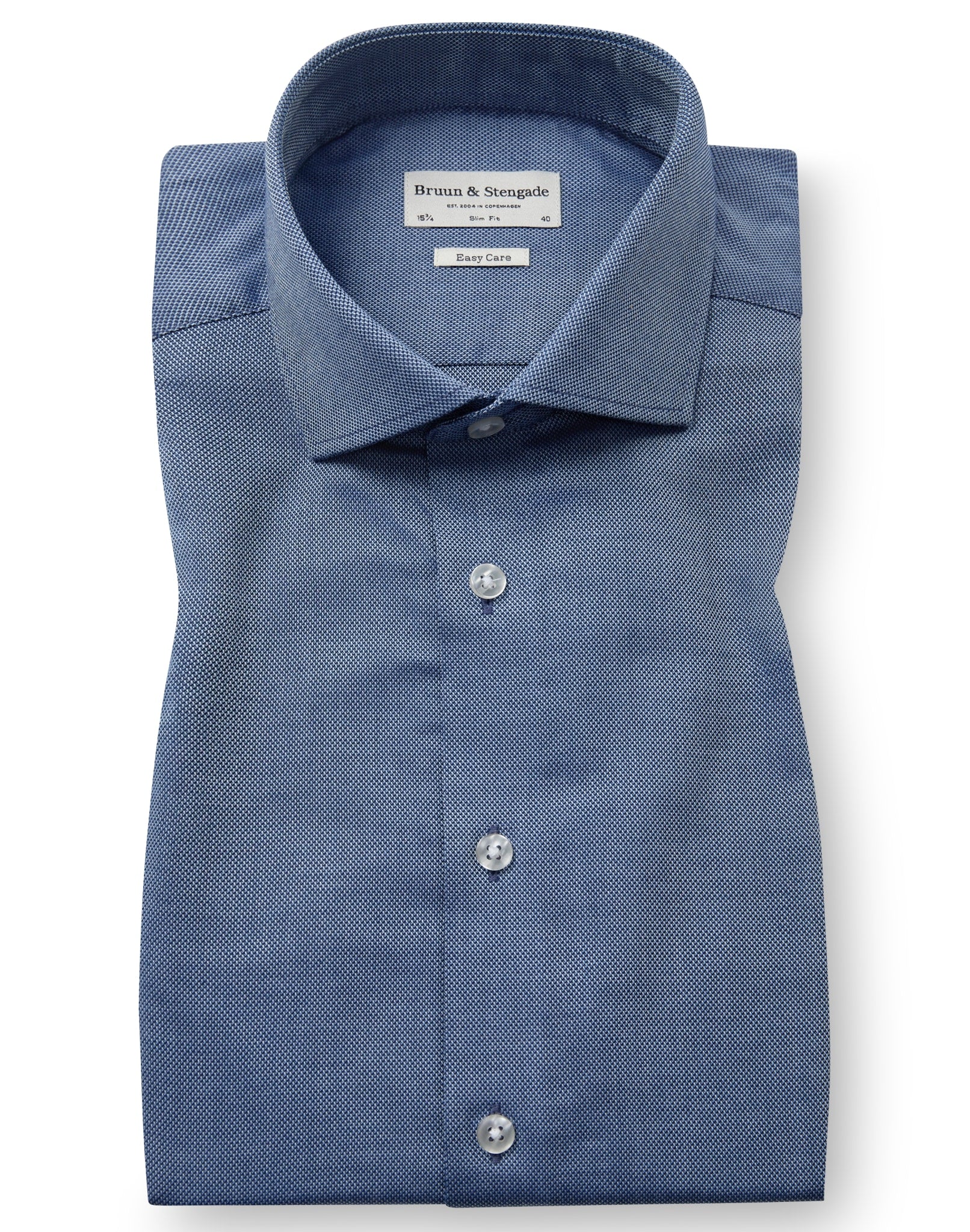 BS Rubio Slim Fit Skjorta - Blue