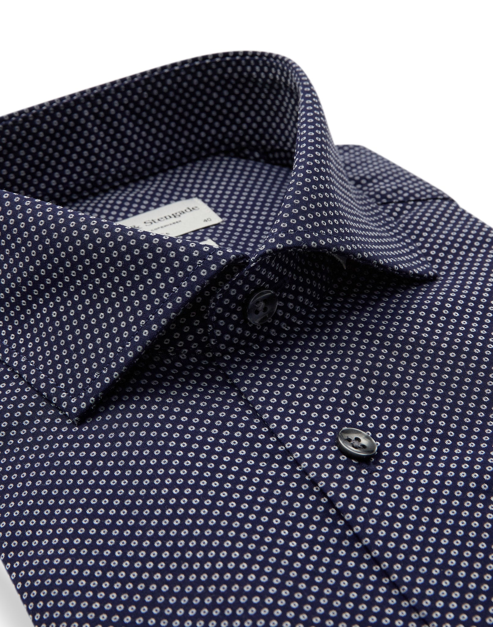 BS Tyreke Slim Fit Skjorta - Navy