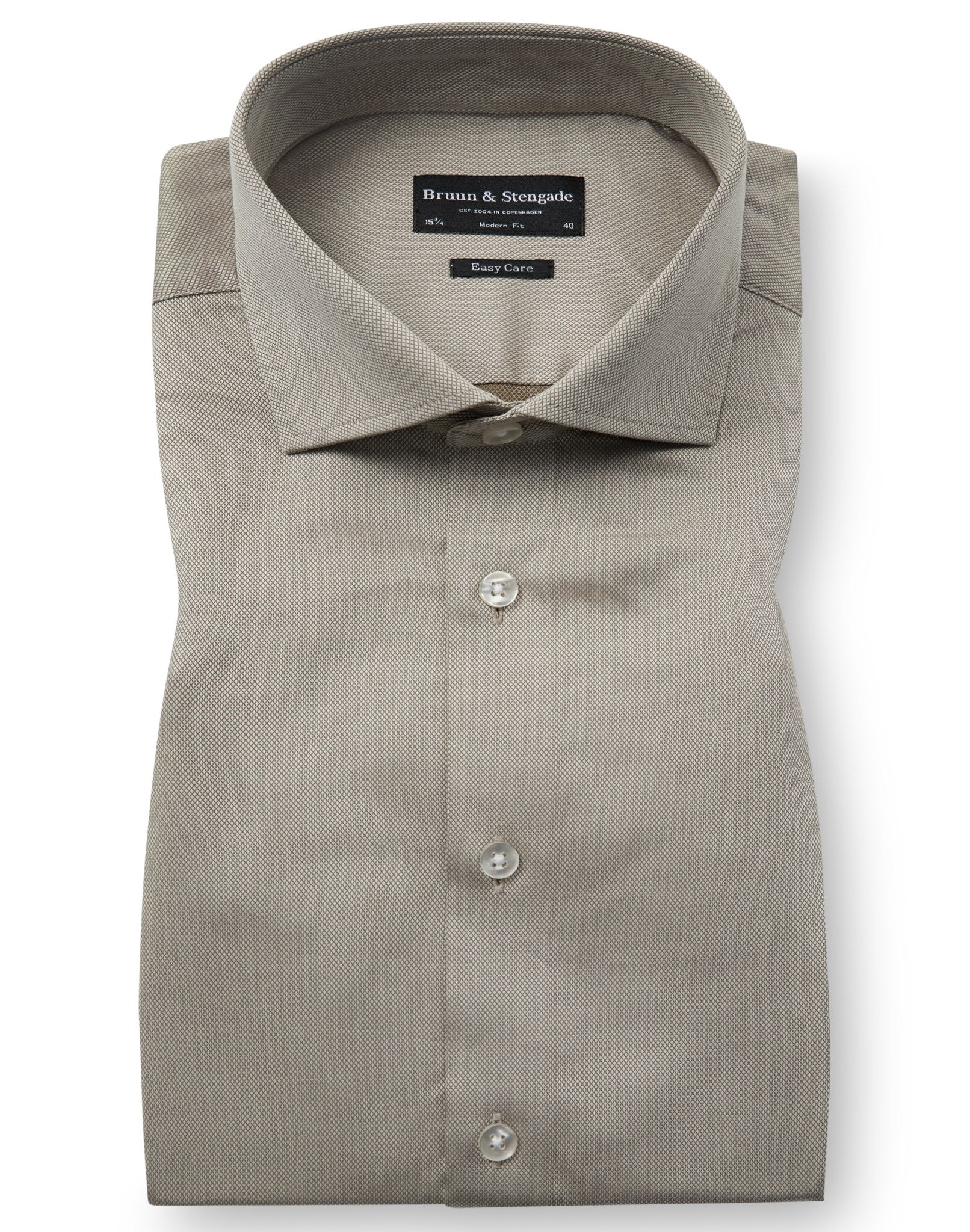 BS Conley Modern Fit Skjorta - Light Brown