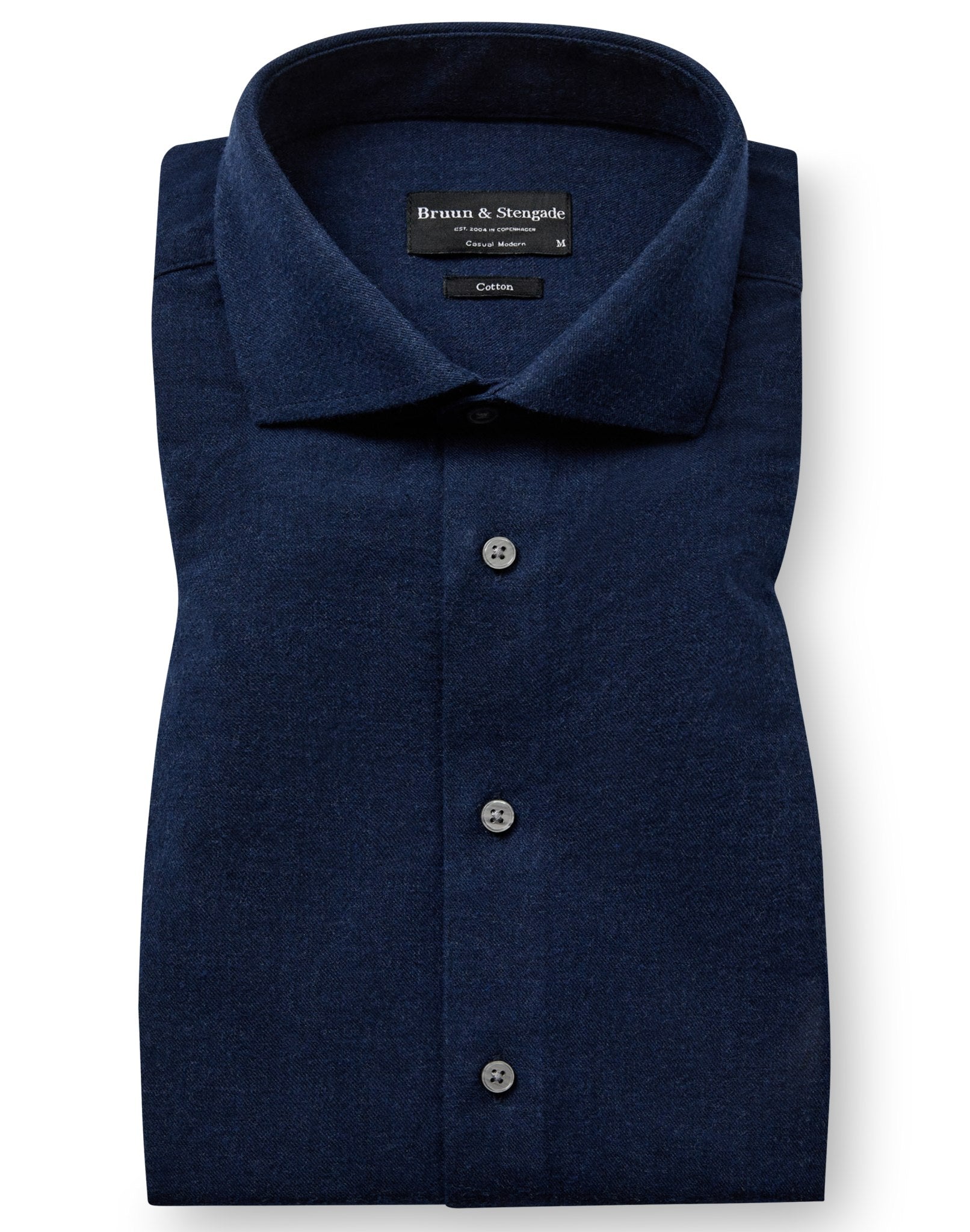 BS Brush Casual Modern Fit Skjorta - Blå