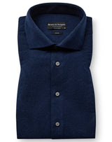 BS Brush Casual Modern Fit Skjorta - Blue