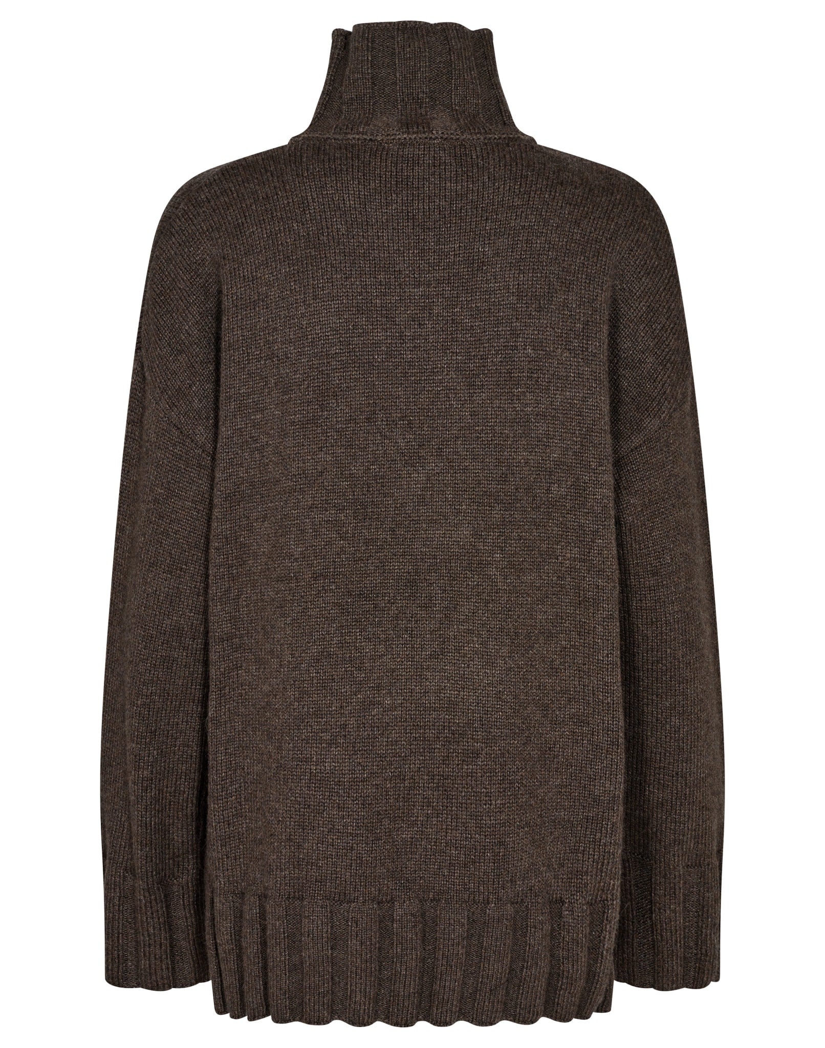 BS Antoinette Oversized Fit Stickat - Brown