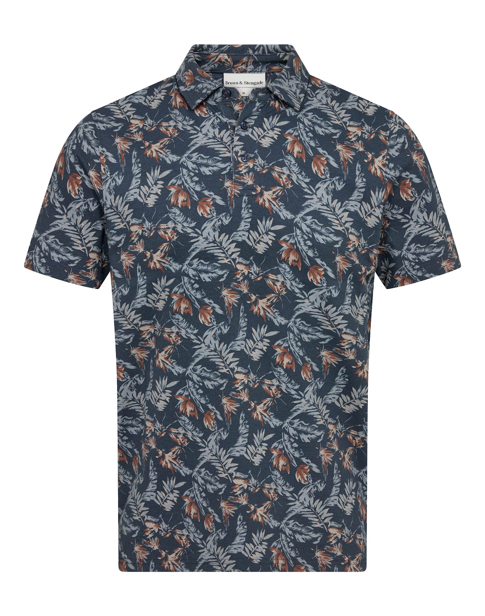 BS Iriomote Regular Fit Pikétröja - Marinblå