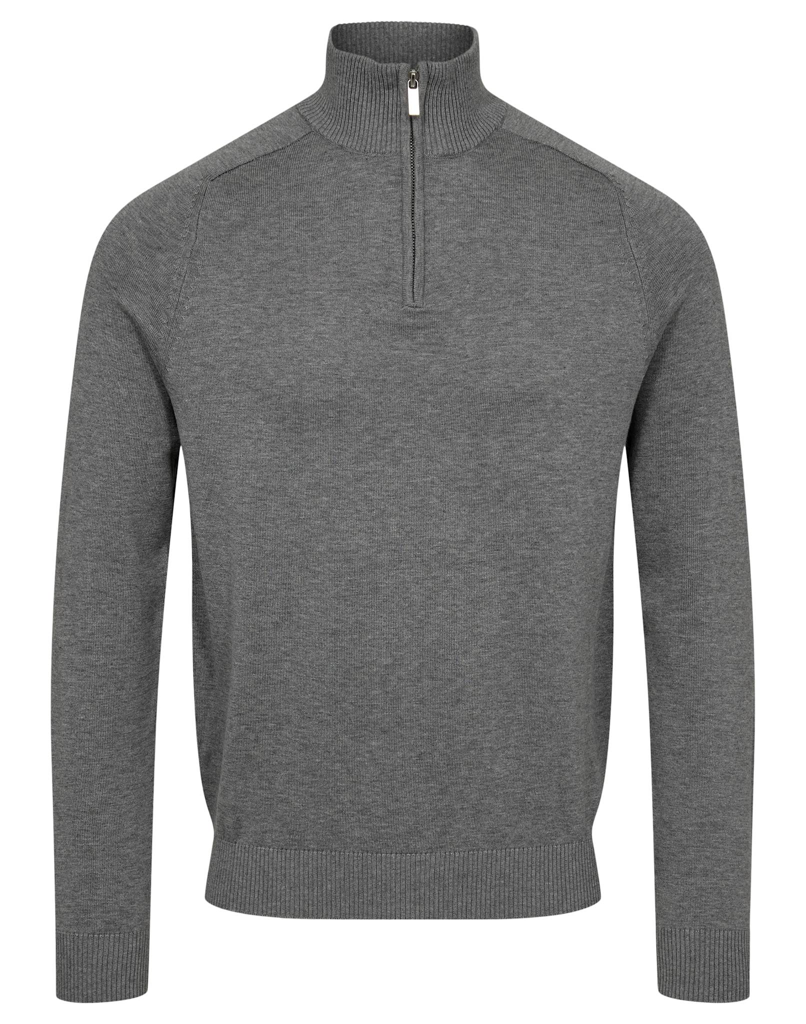 BS Vangelis Regular Fit Stickat - Light Grey