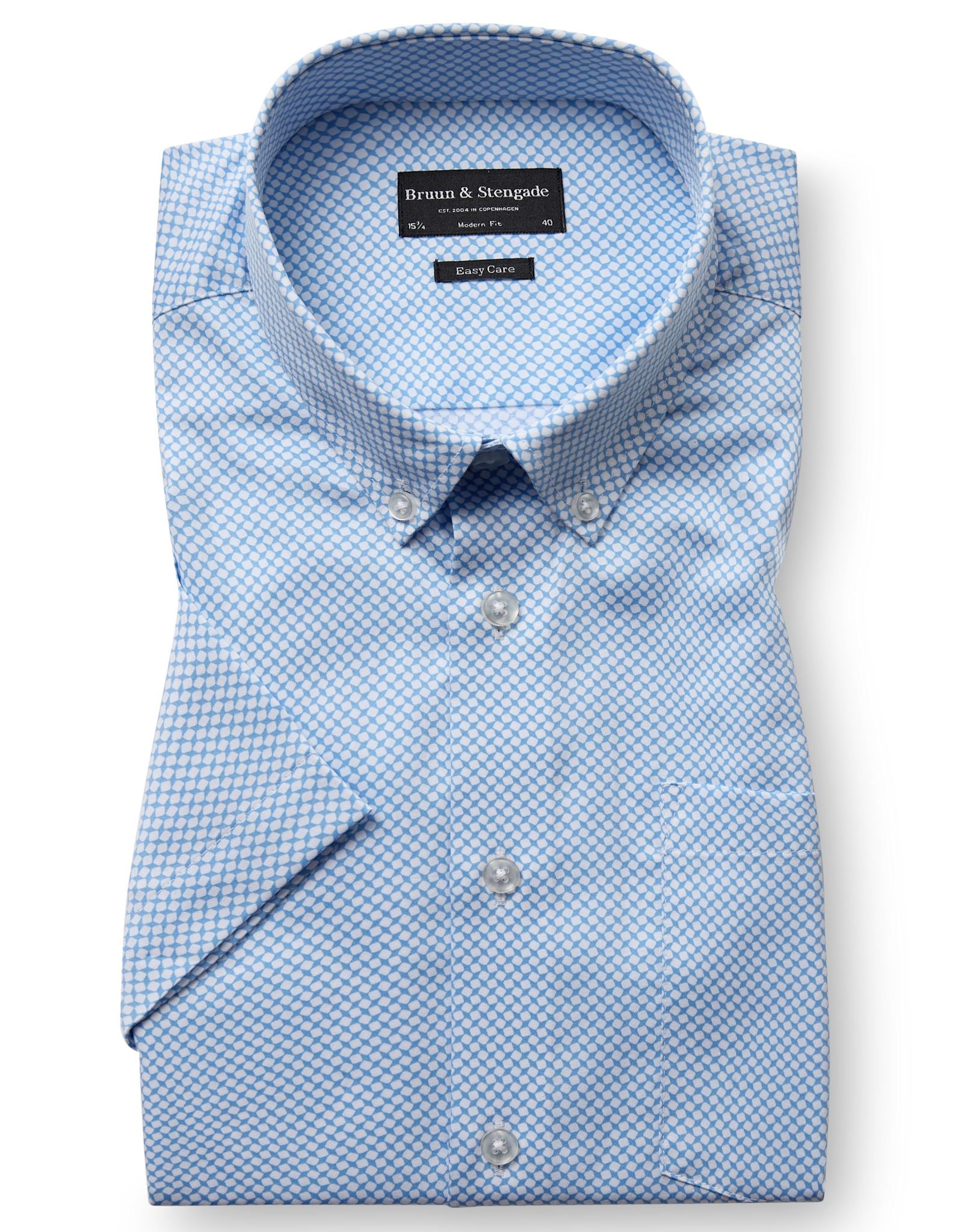 BS Valentin Modern Fit Skjorta - Light Blue