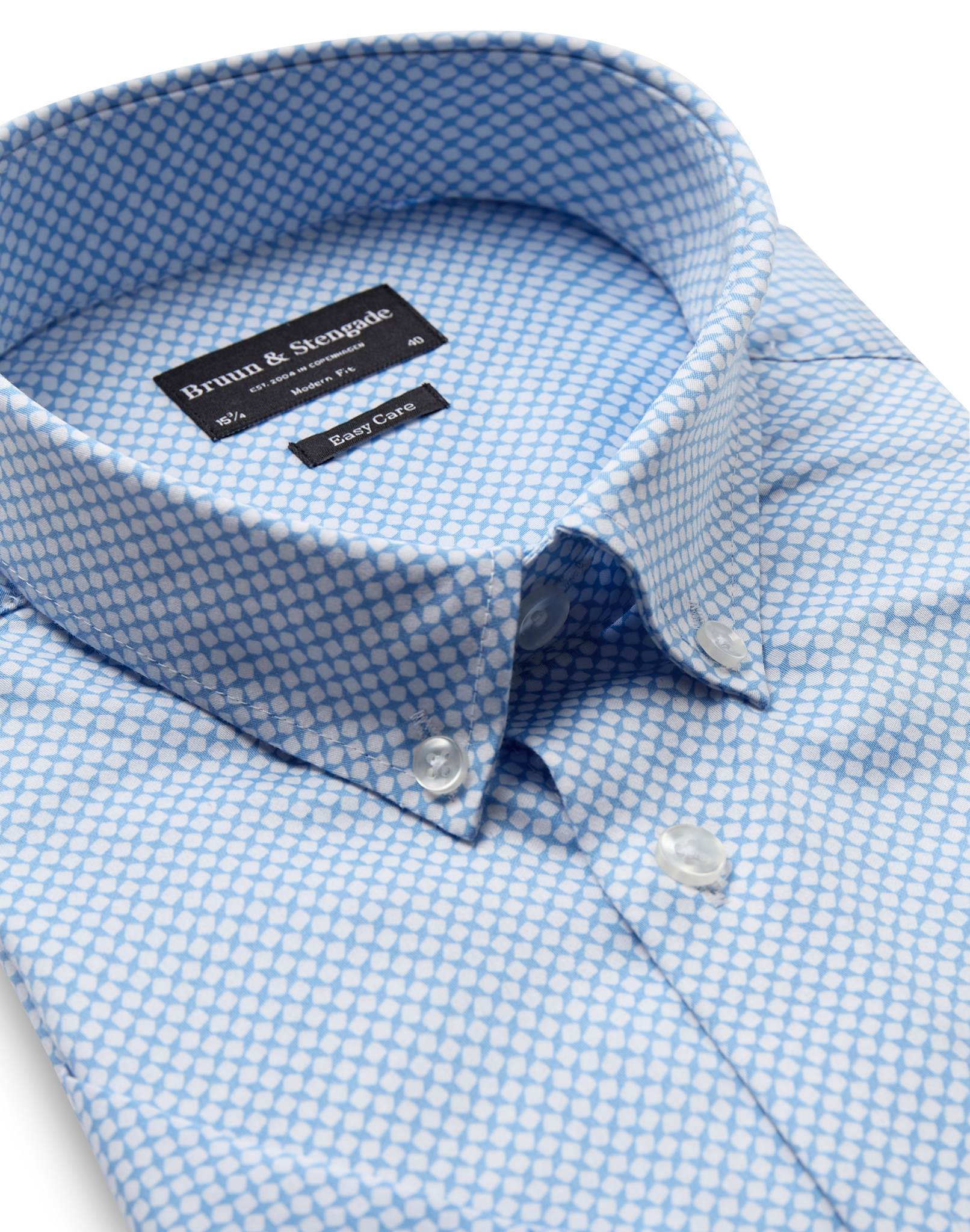 BS Valentin Modern Fit Skjorta - Light Blue
