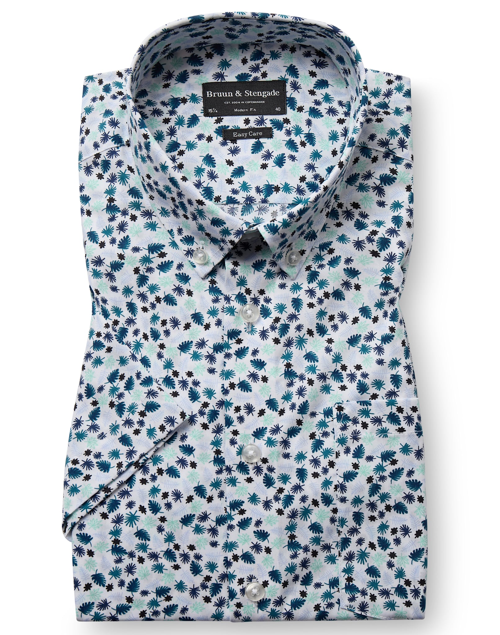 BS Bagnis Modern Fit Skjorta - Green