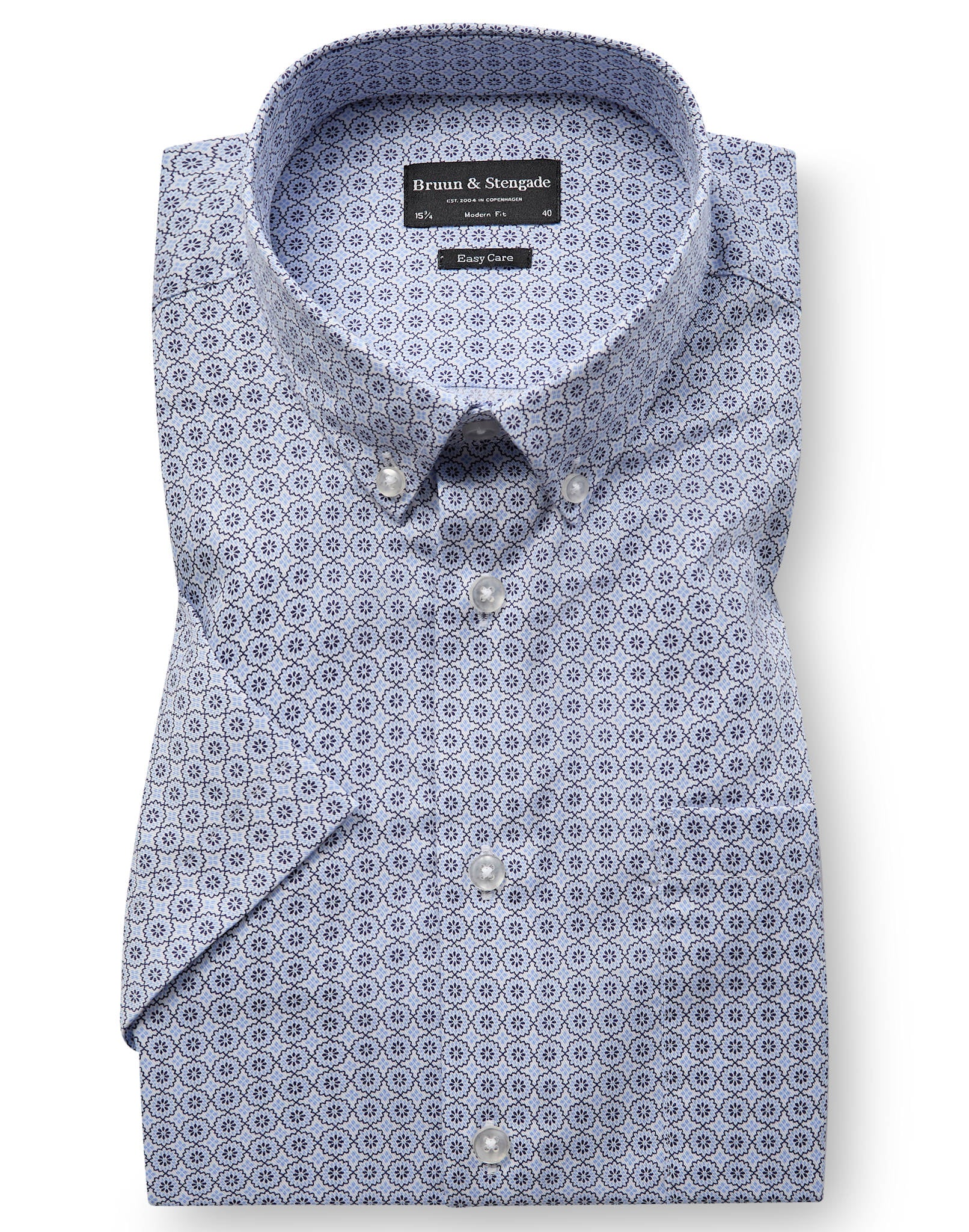 BS Gigante Modern Fit Skjorta - Light Blue