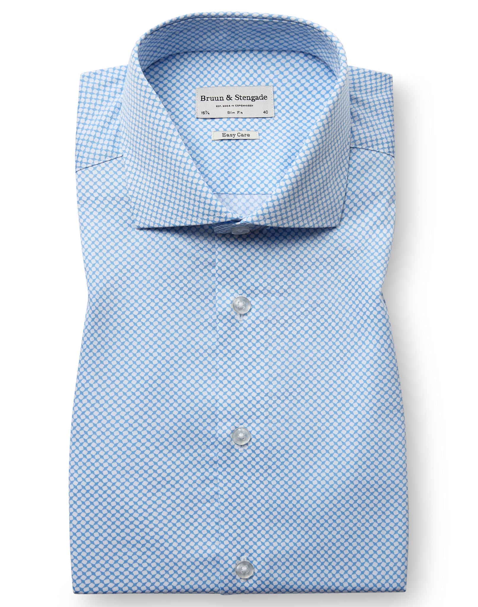 BS Arnaldi Slim Fit Skjorta - Light Blue