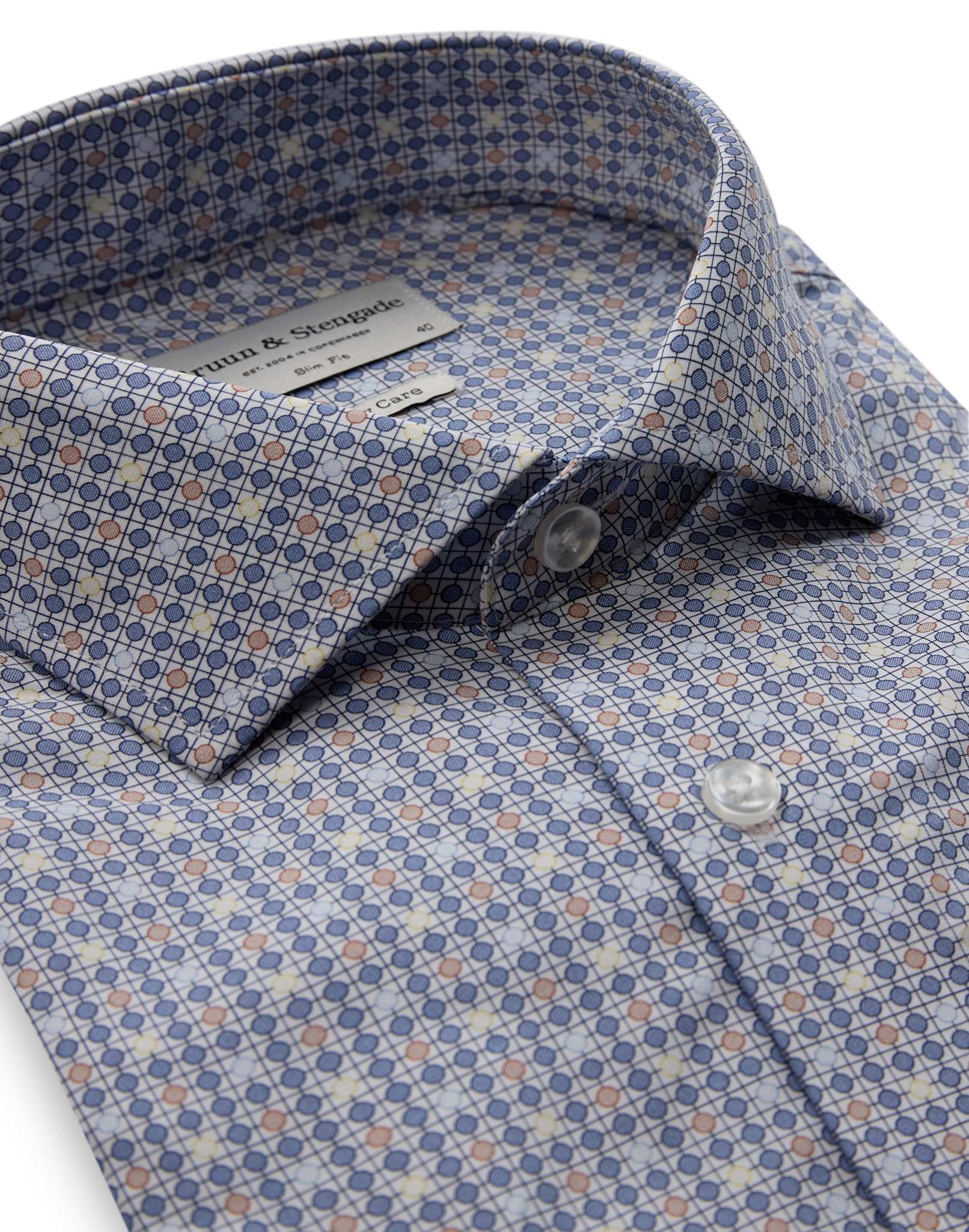 BS Eubanks Slim Fit Skjorta - Blue