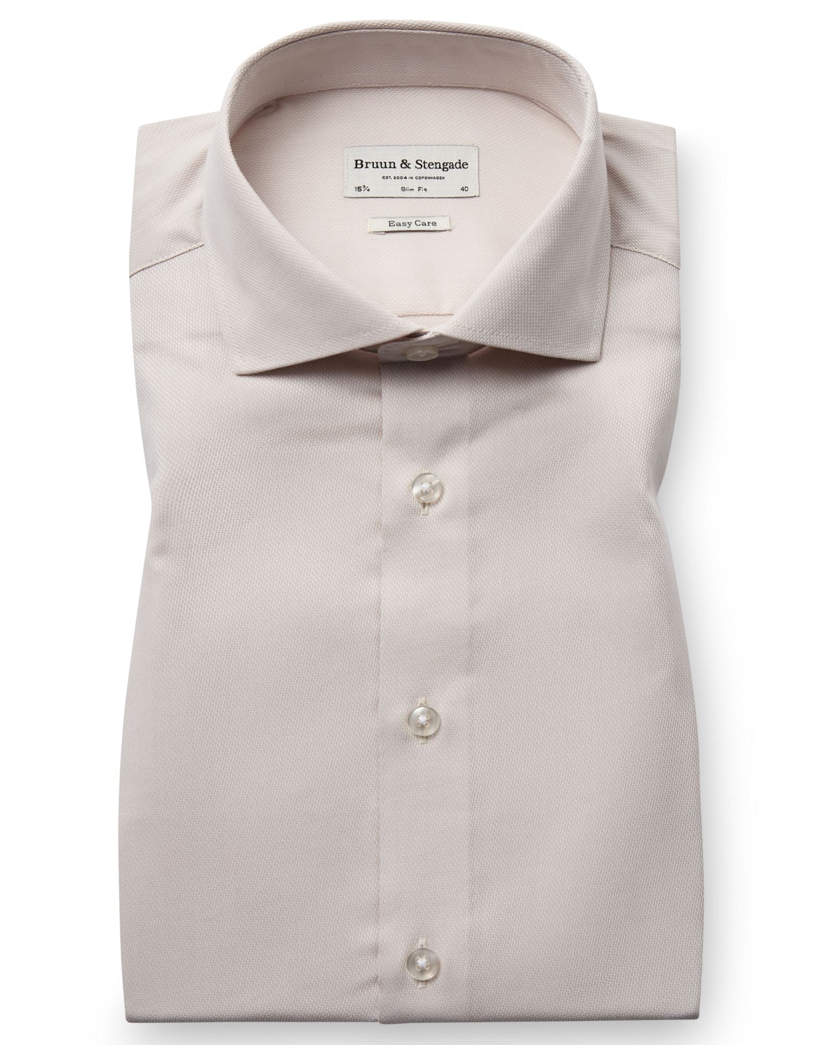 BS Rune Slim Fit Skjorta - Sand