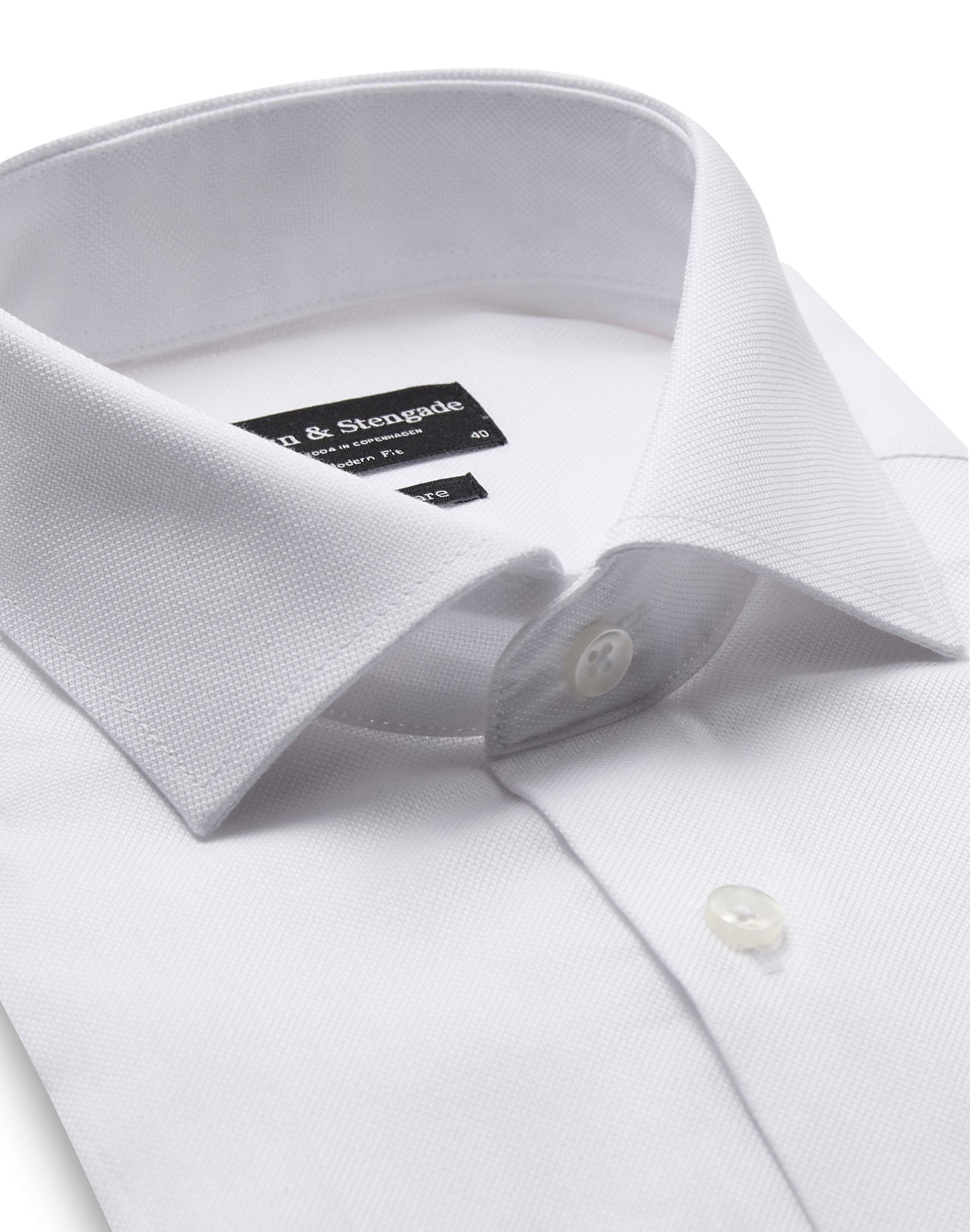 BS Hanfmann Modern Fit Skjorta - White