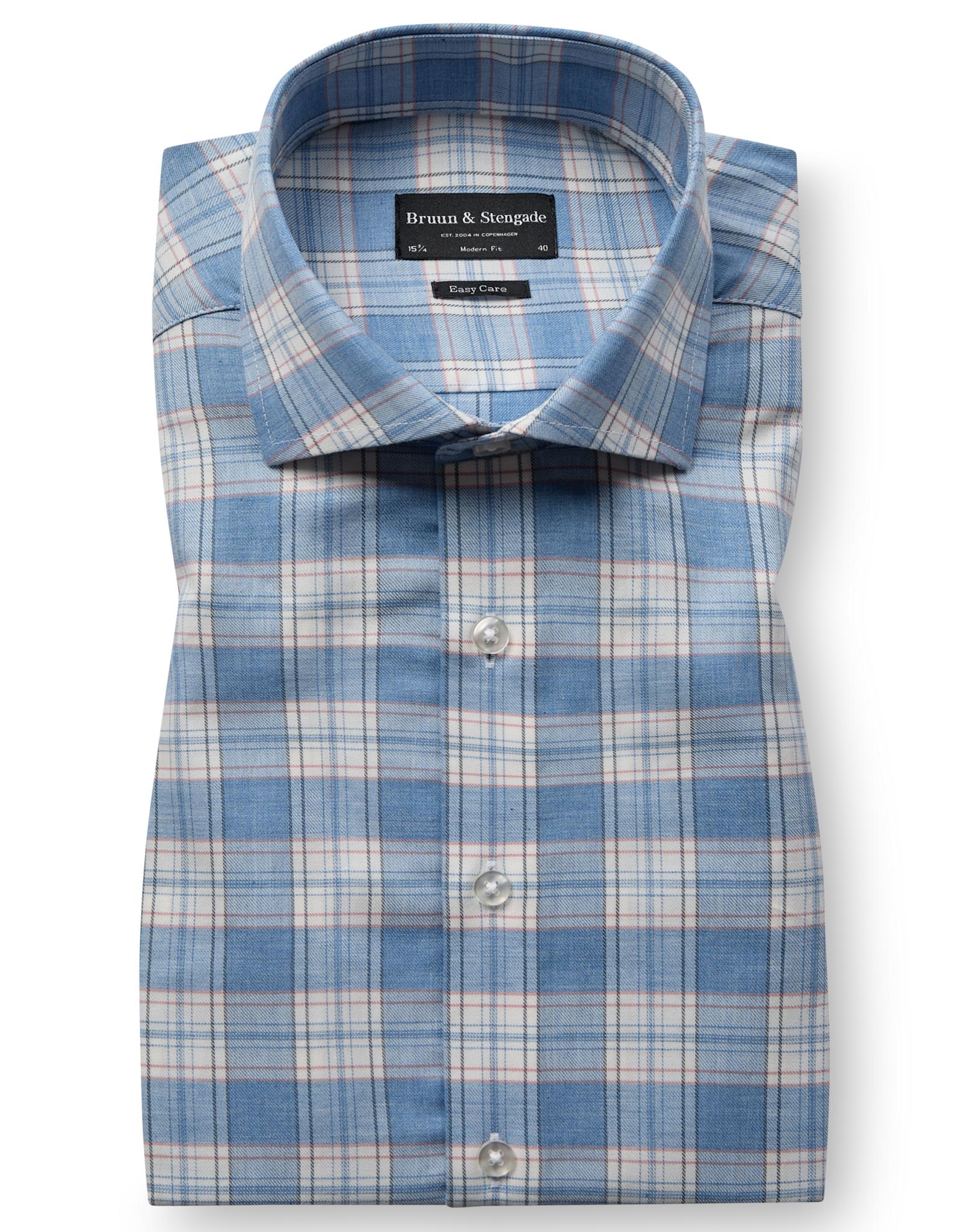 BS Purcell Modern Fit Skjorta - Blue