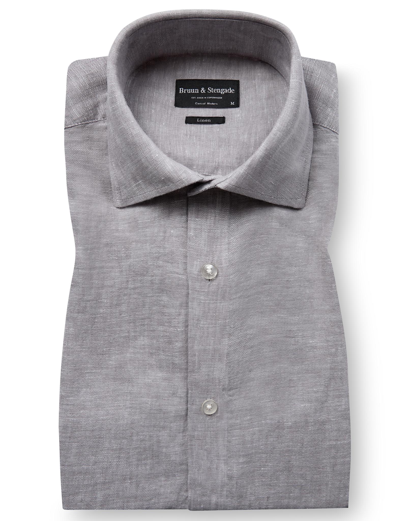 BS Antonelli Casual Modern Fit Skjorta - Light Grey