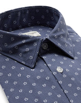 BS Grenier Performance Fit Skjorta - Dark Blue